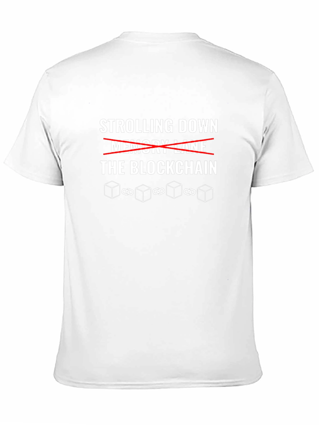 Blockchain T-Shirt: Strolling Down the Blockchain Tee