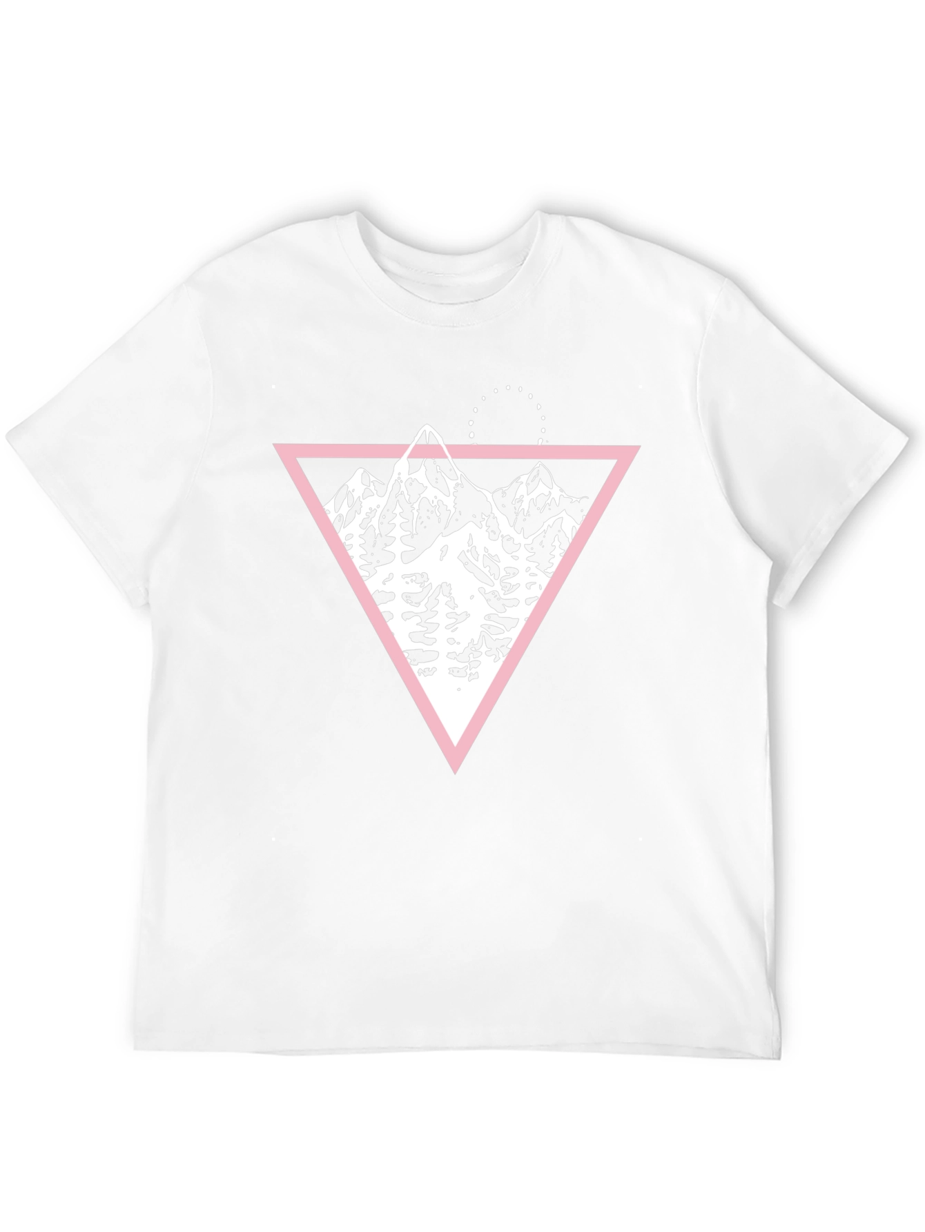 Mountain Triangle Graphic Tee - Black