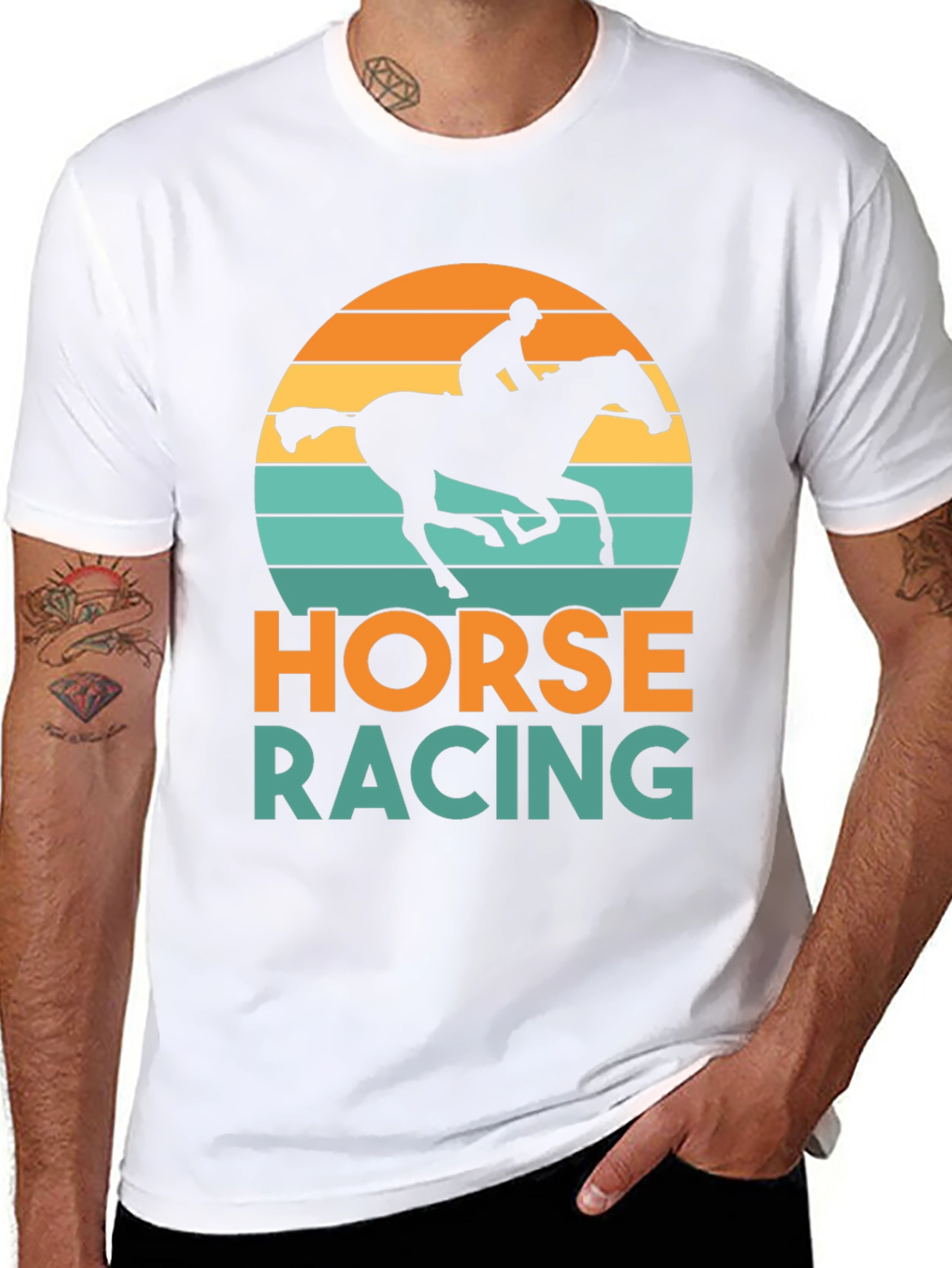 Horse Racing Graphic Tee