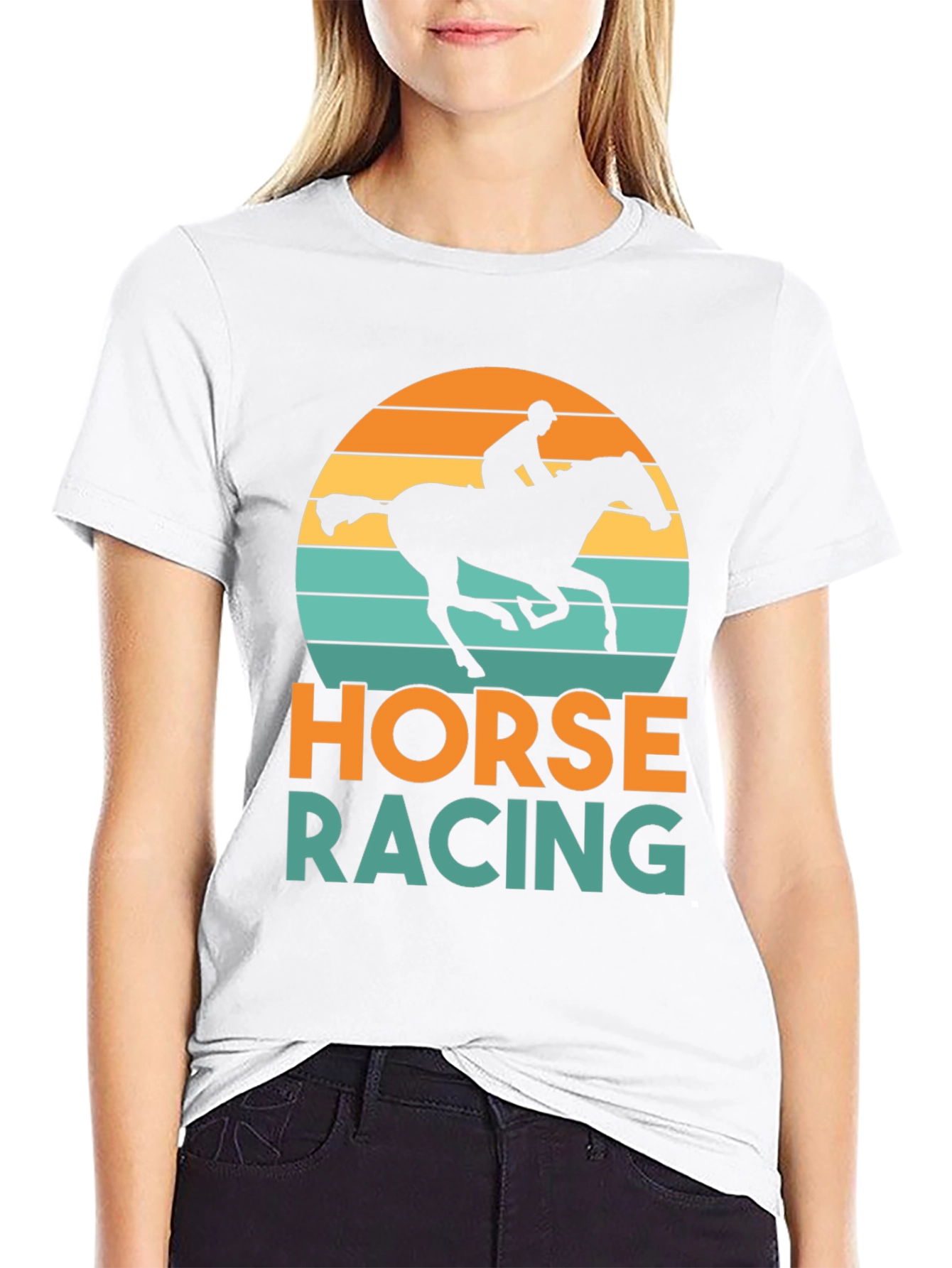Horse Racing Graphic Tee