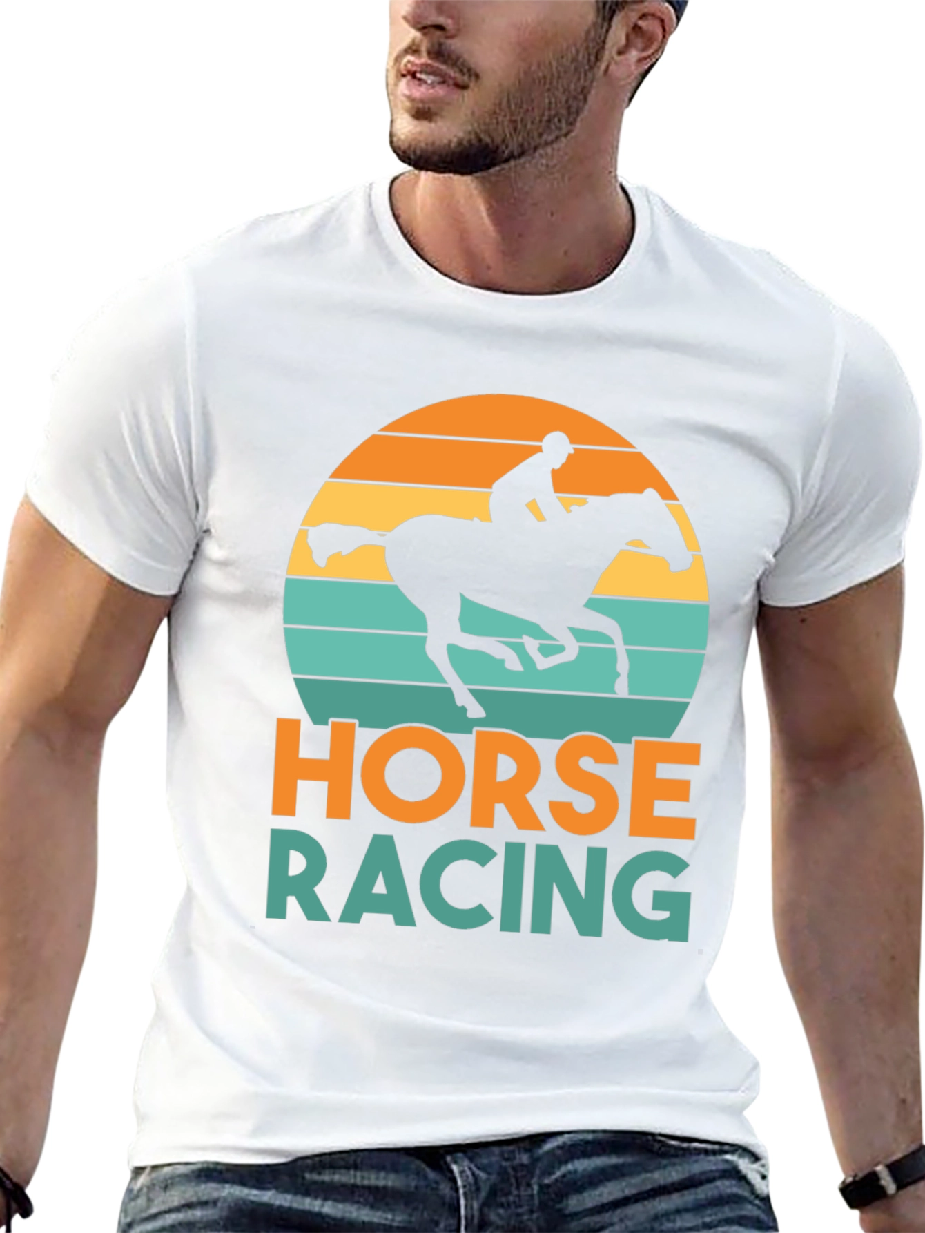 Horse Racing Graphic Tee