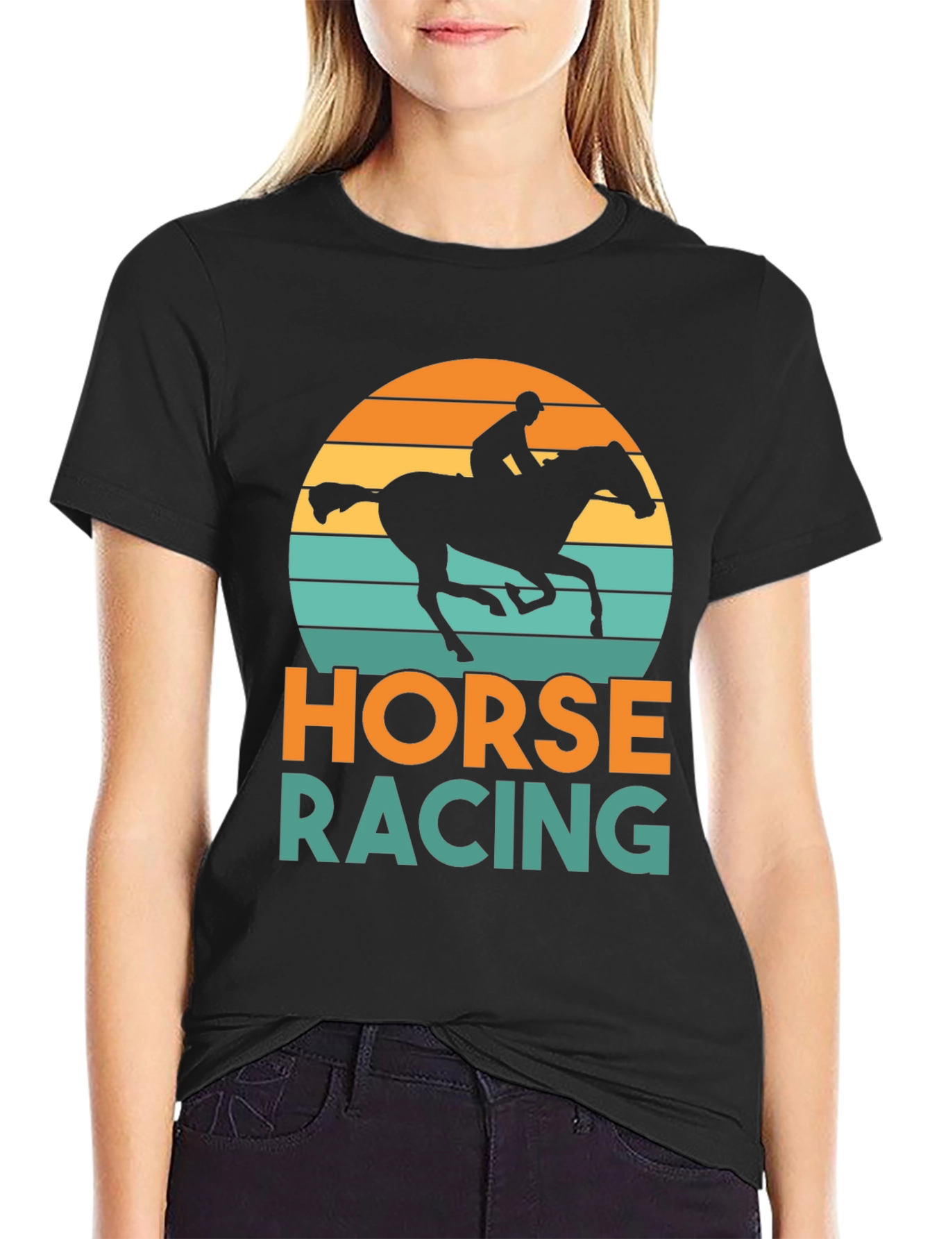 Horse Racing Graphic Tee