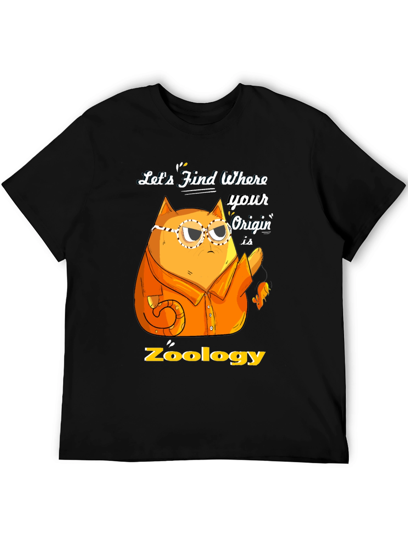 Zoology Cat T-Shirt - Find Your Origin