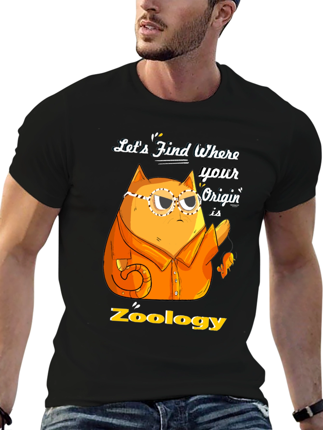 Zoology Cat T-Shirt - Find Your Origin