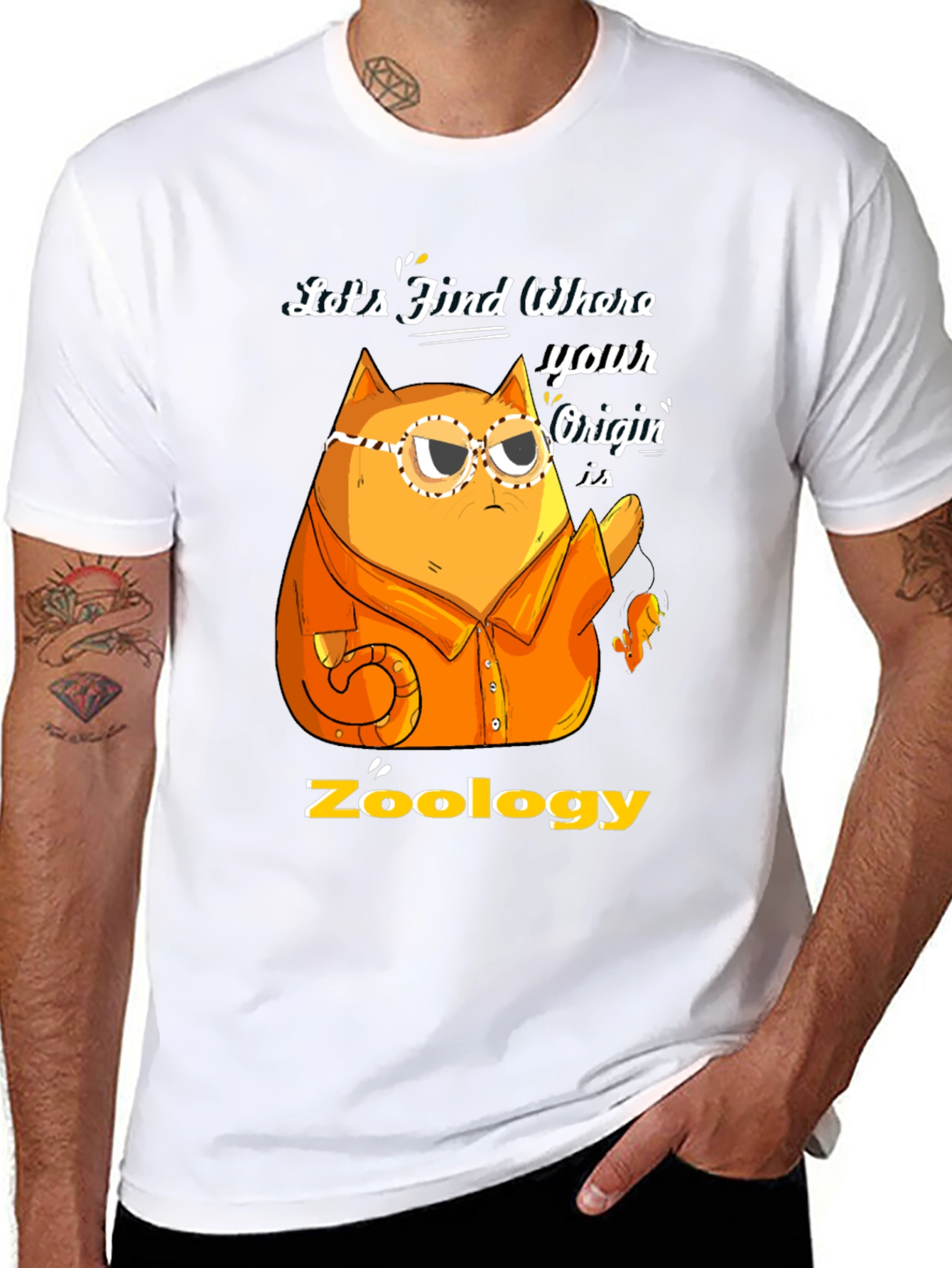 Zoology Cat T-Shirt - Find Your Origin