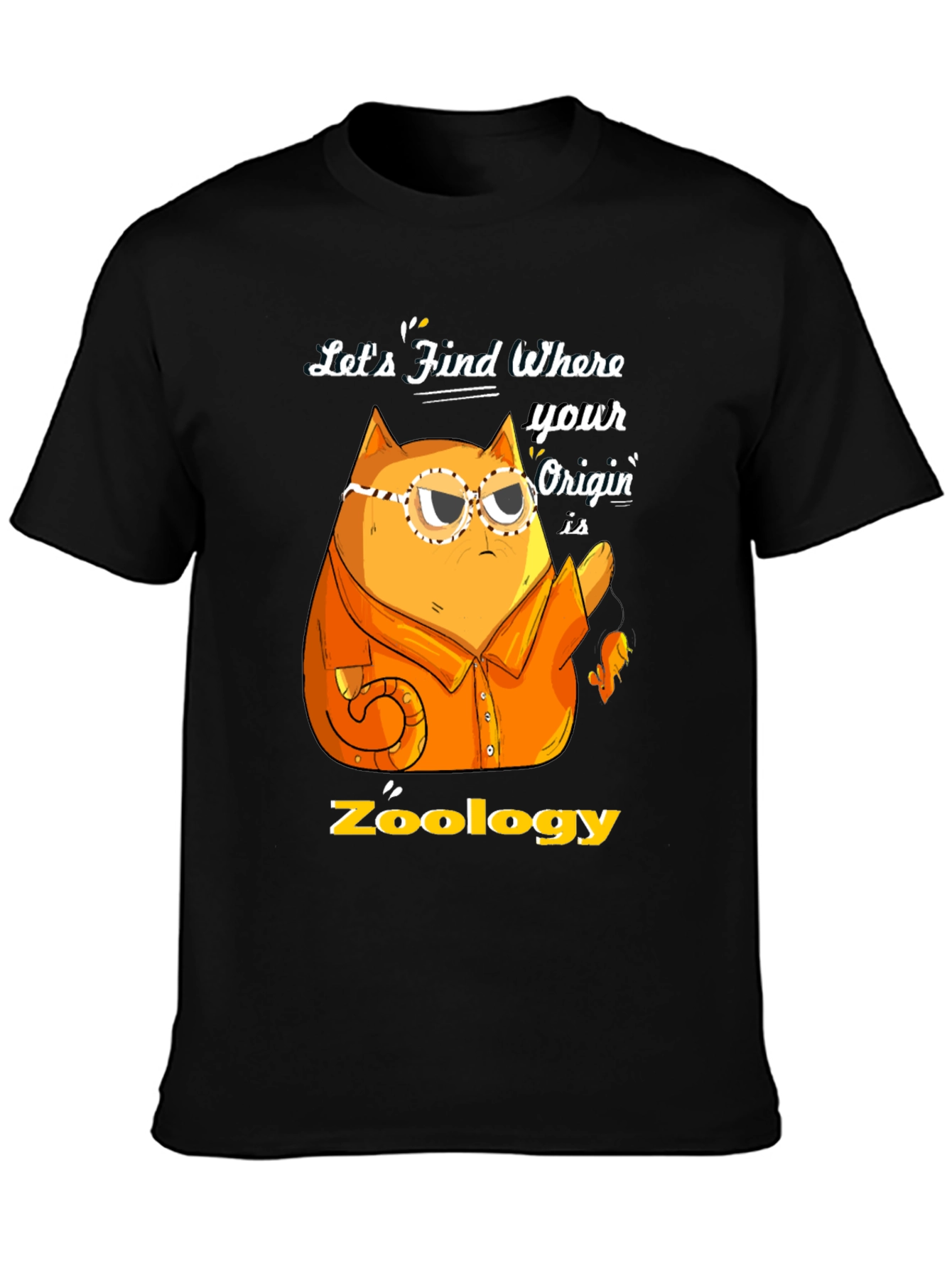 Zoology Cat T-Shirt - Find Your Origin