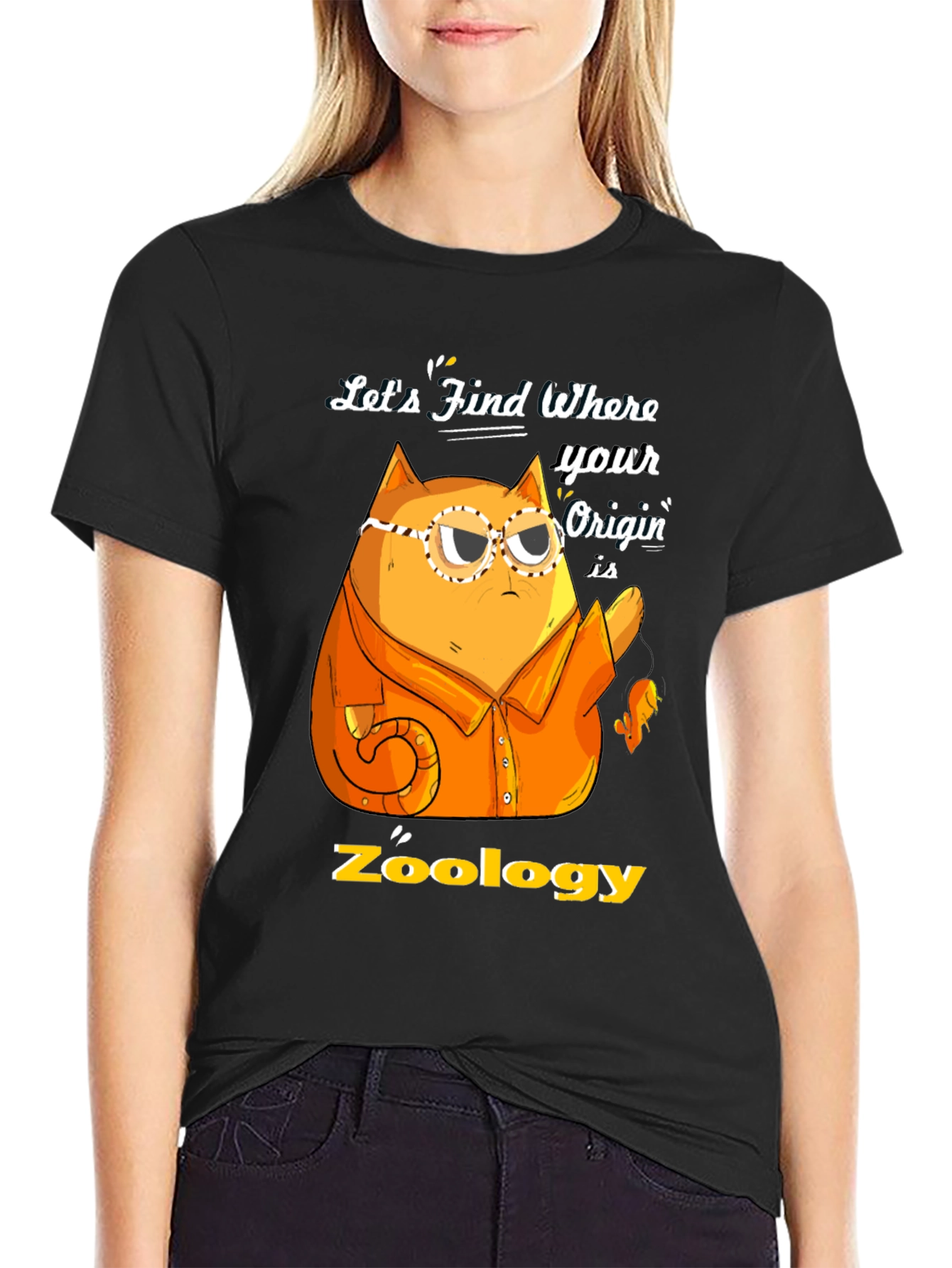 Zoology Cat T-Shirt - Find Your Origin