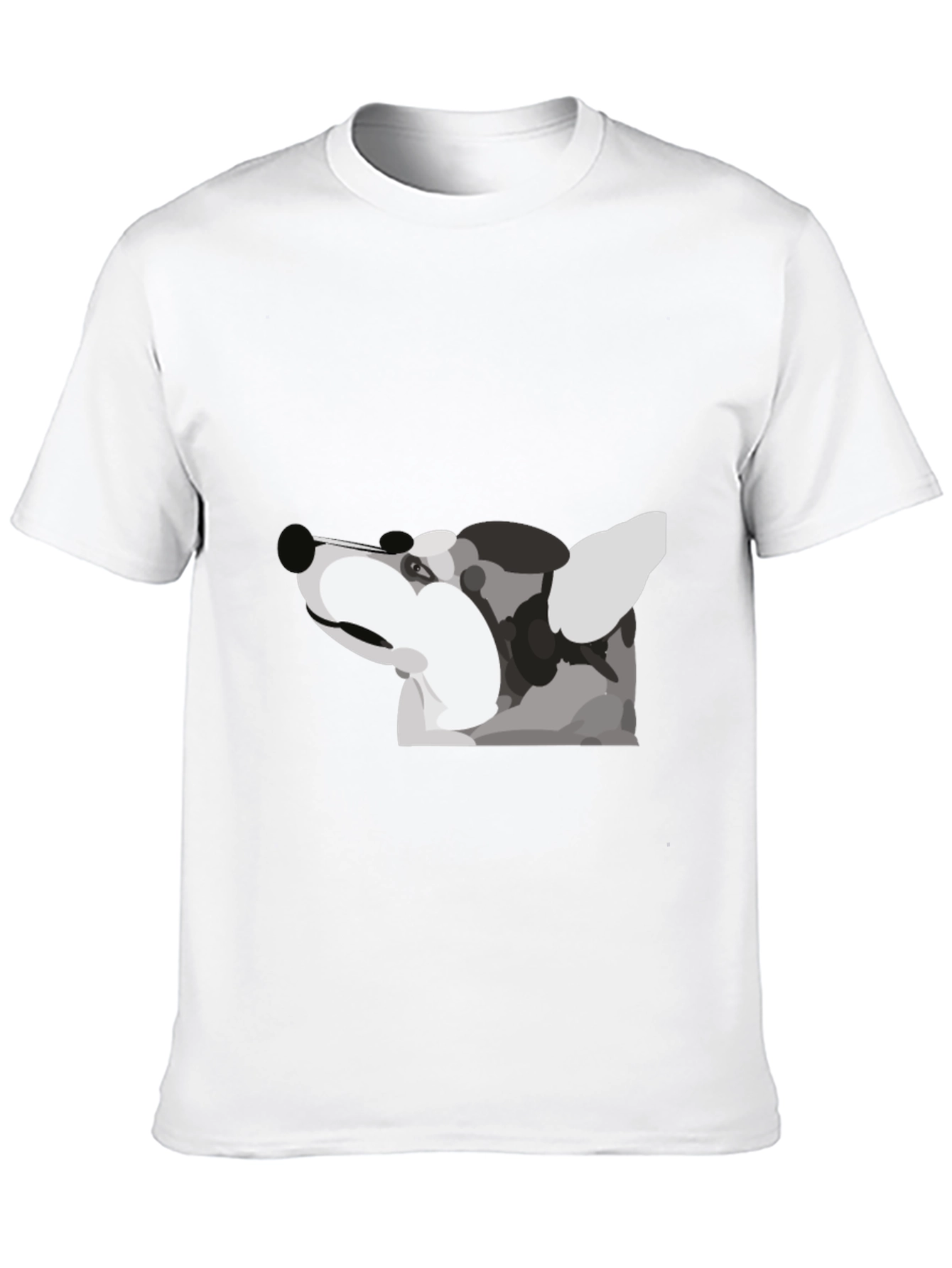 Dog Graphic Print T-Shirt