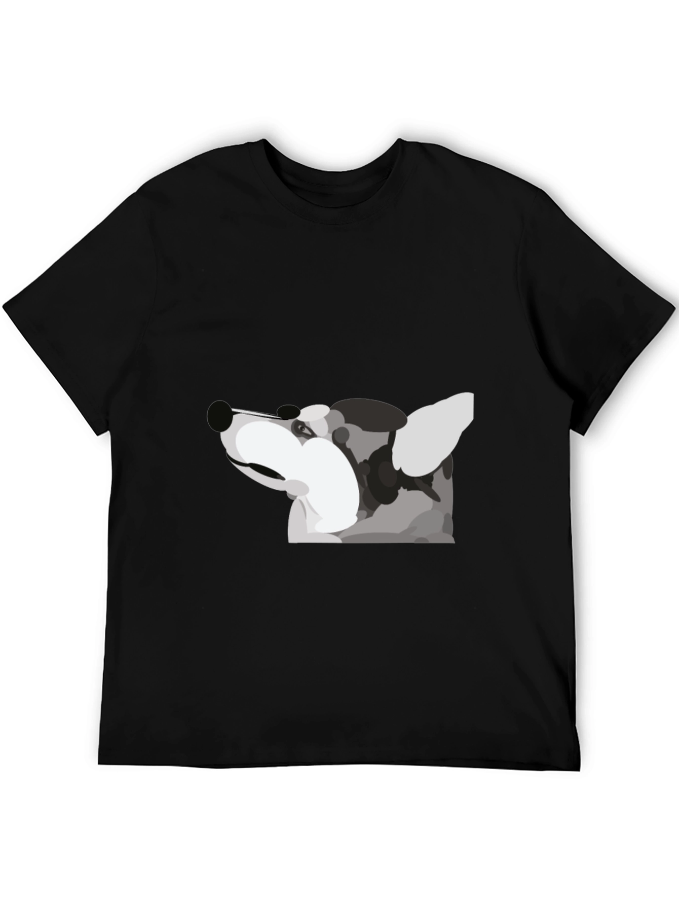 Dog Graphic Print T-Shirt