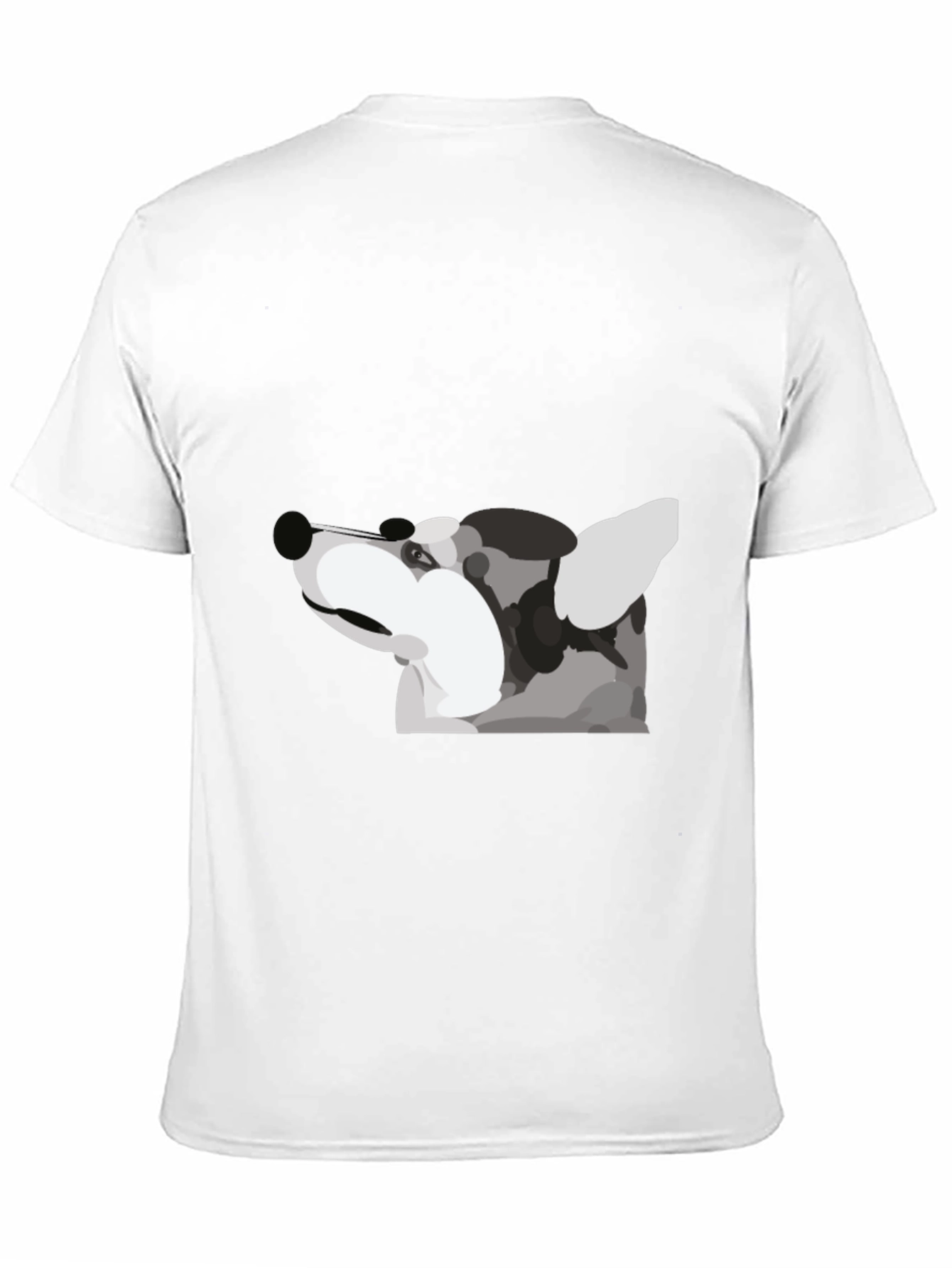 Dog Graphic Print T-Shirt