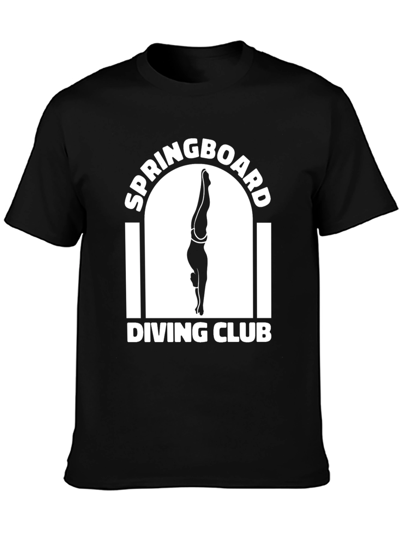 Springboard Diving Club T-Shirt - Black