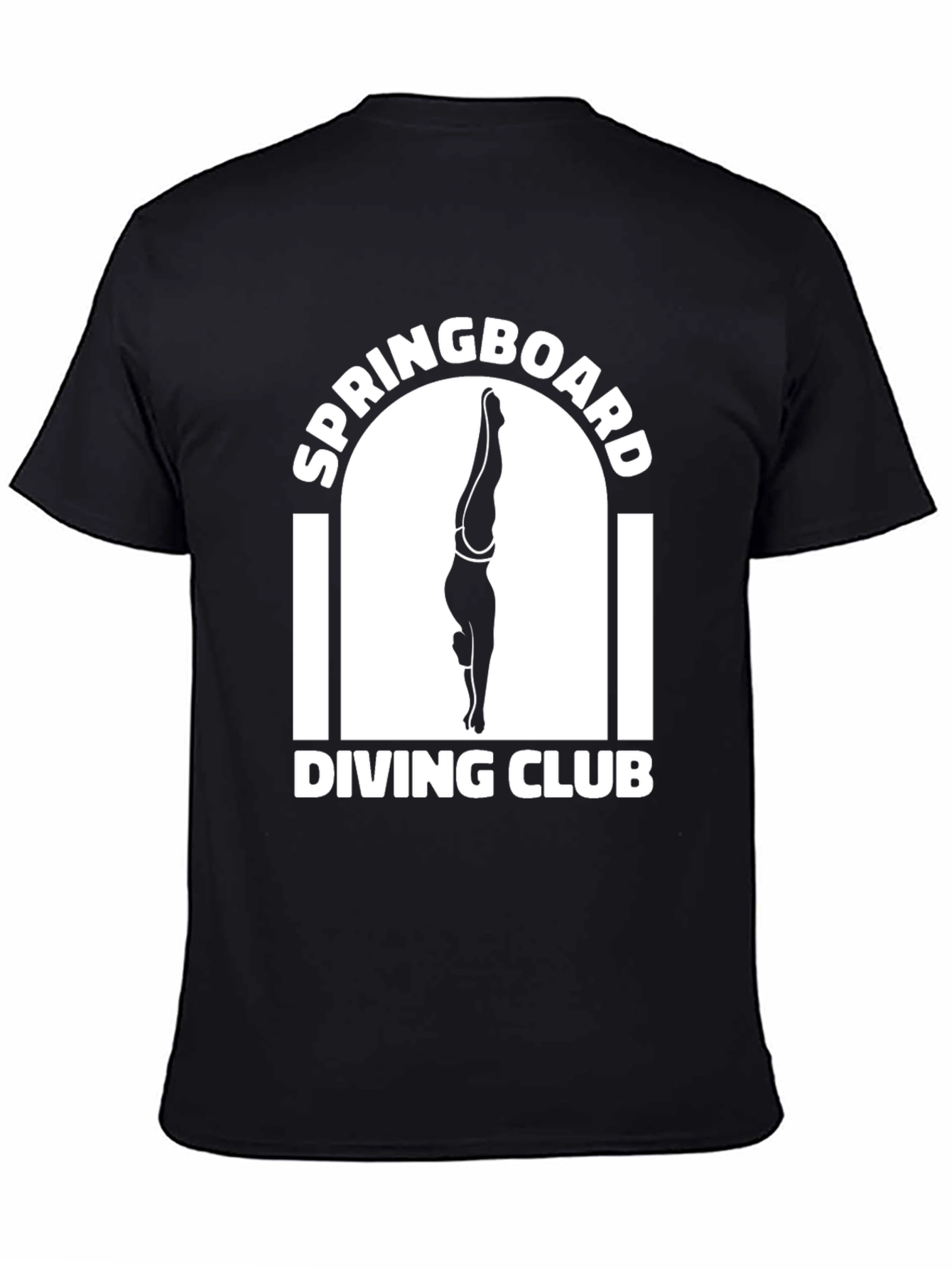 Springboard Diving Club T-Shirt - Black