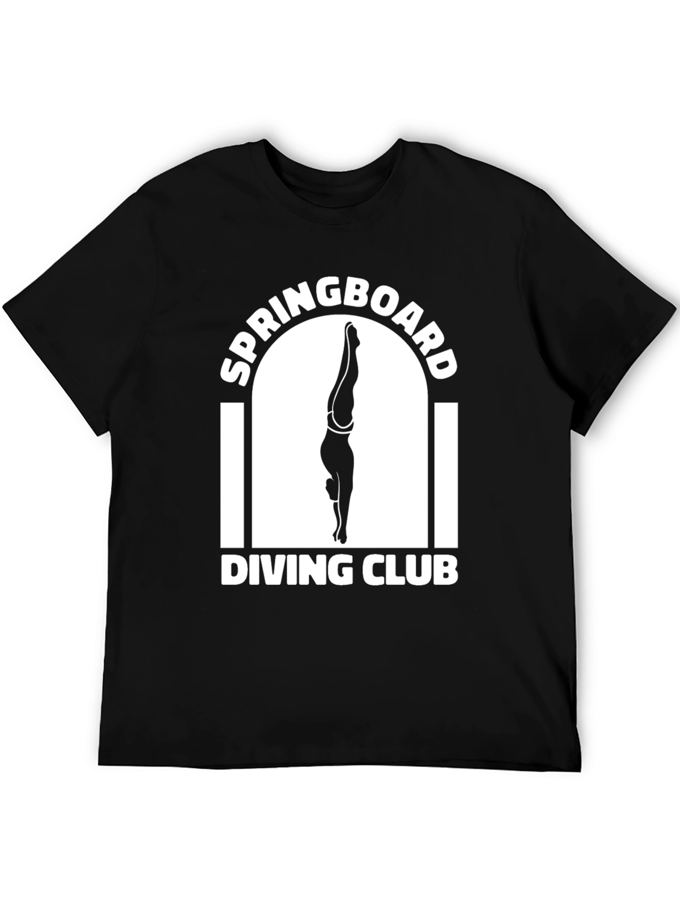 Springboard Diving Club T-Shirt - Black