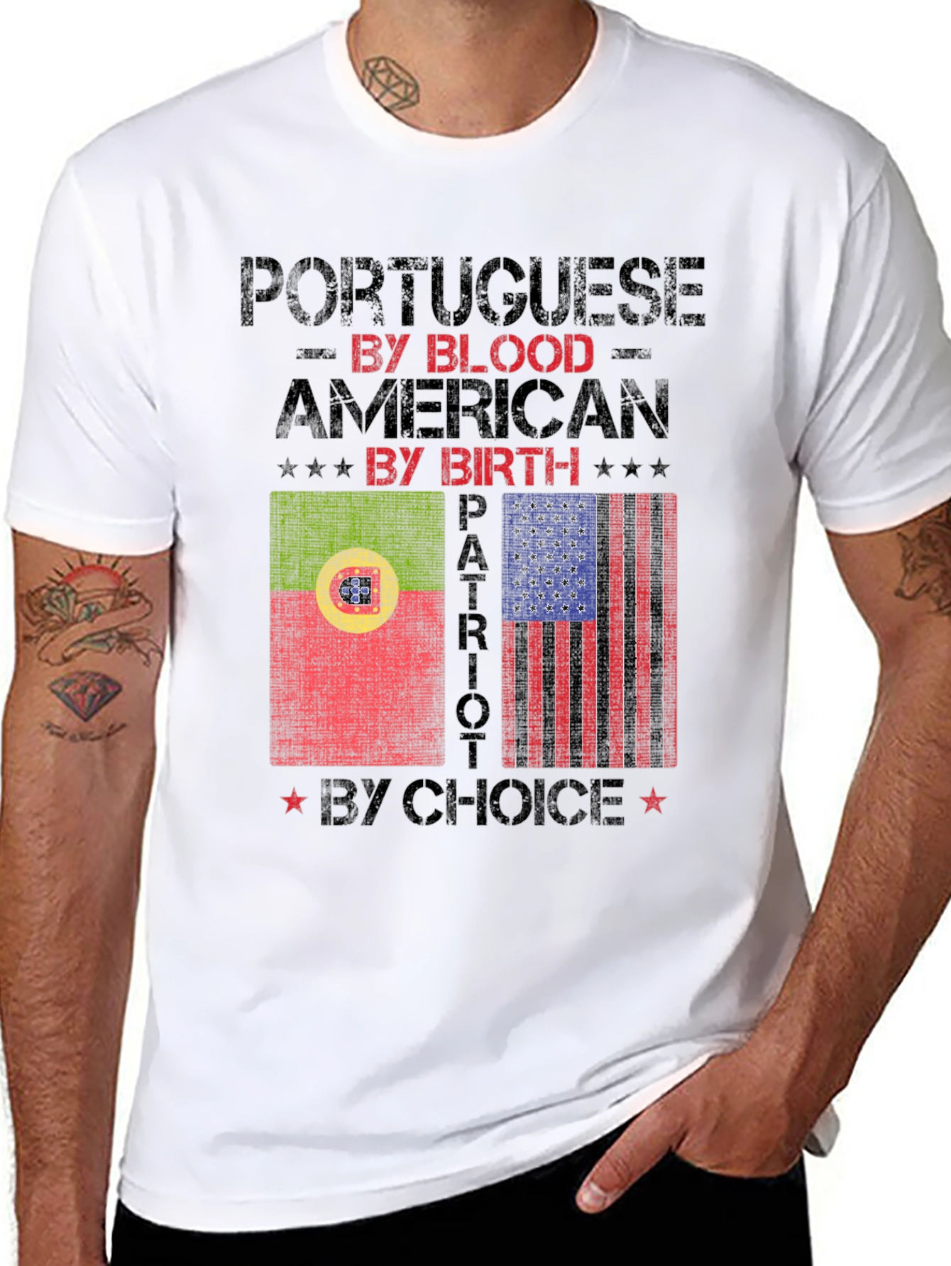 Portuguese American Patriot T-Shirt