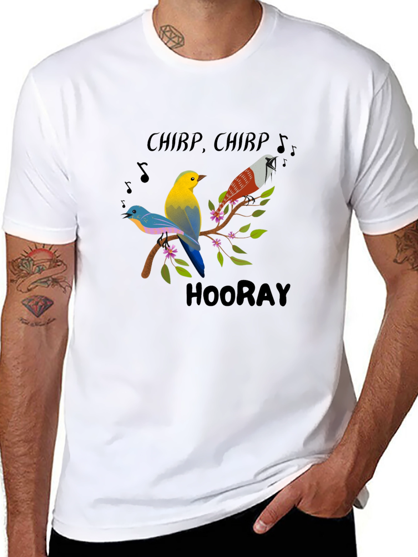 Chirp Hooray Bird T-Shirt