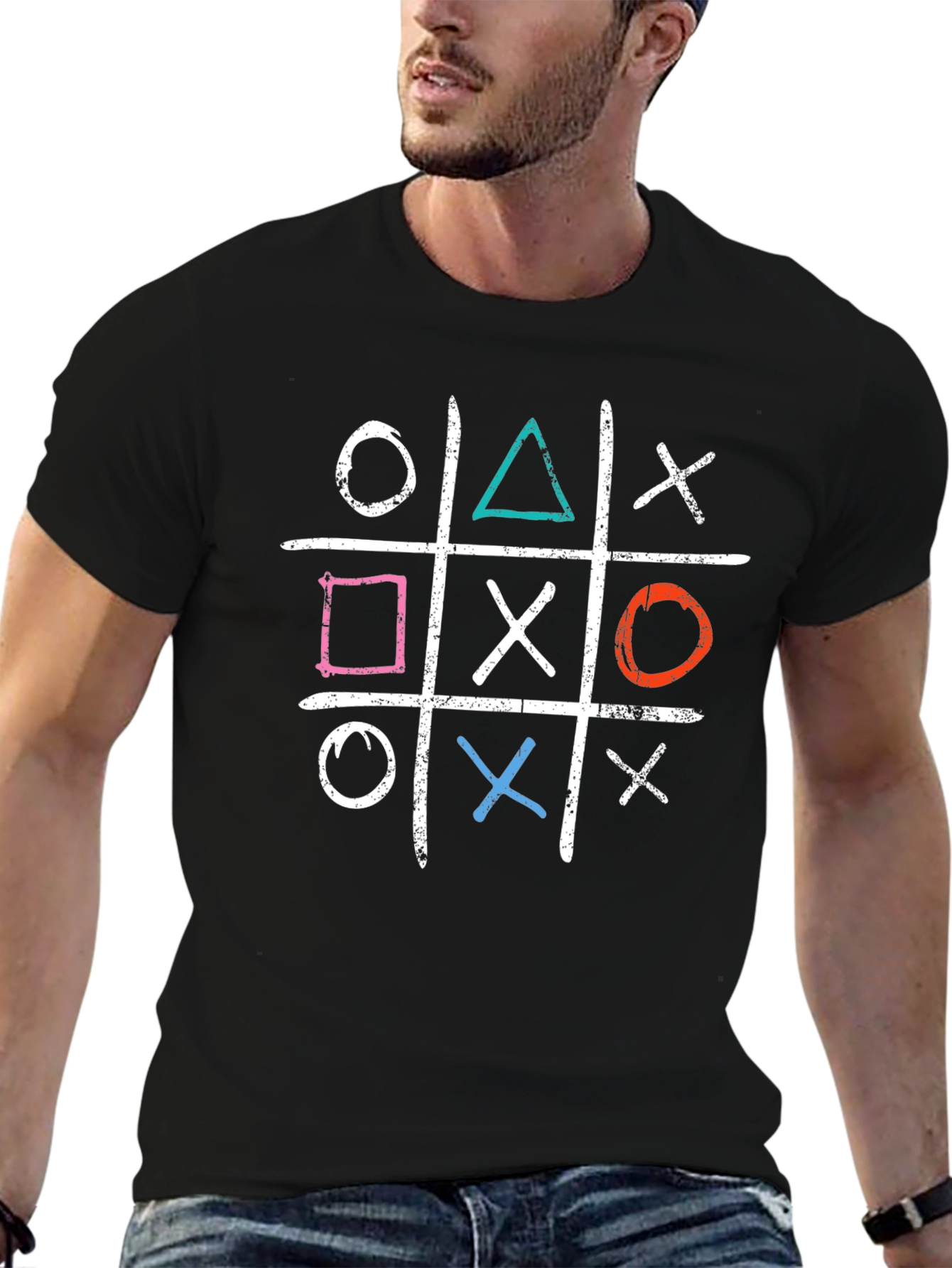 Tic-Tac-Toe Graphic Tee - Gamer Style