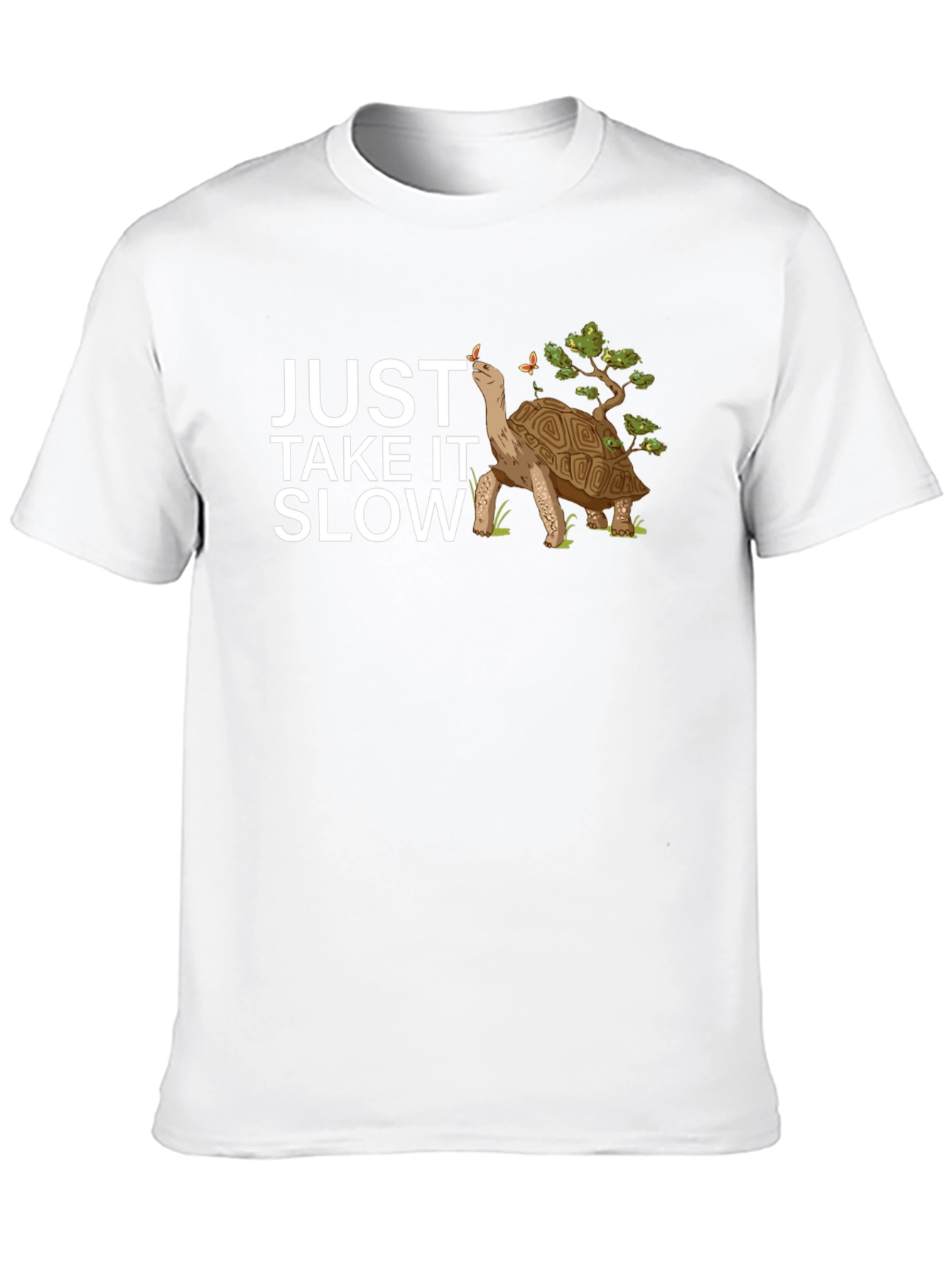 Just Take It Slow Turtle Black Graphic Tee