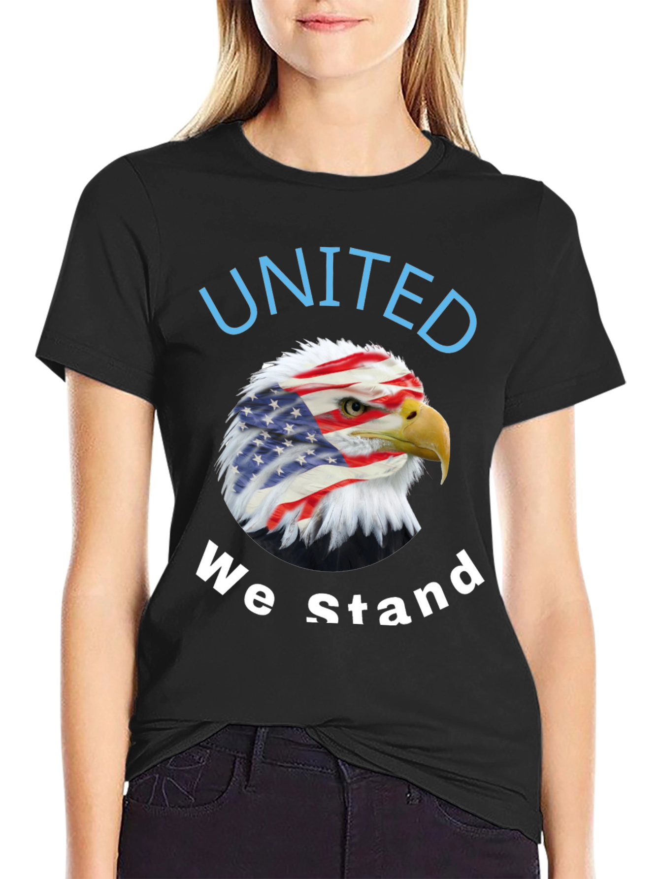 United We Stand Patriotic Eagle T-Shirt
