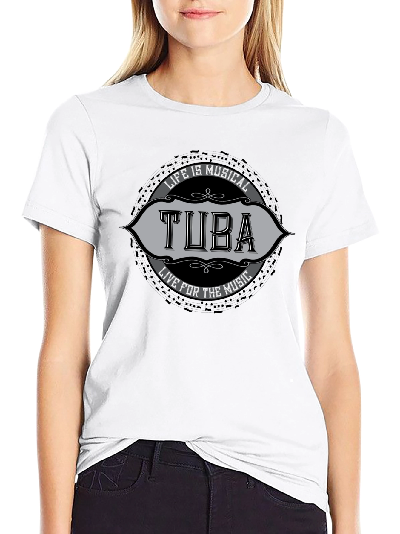 Life Is Musical Tuba T-Shirt