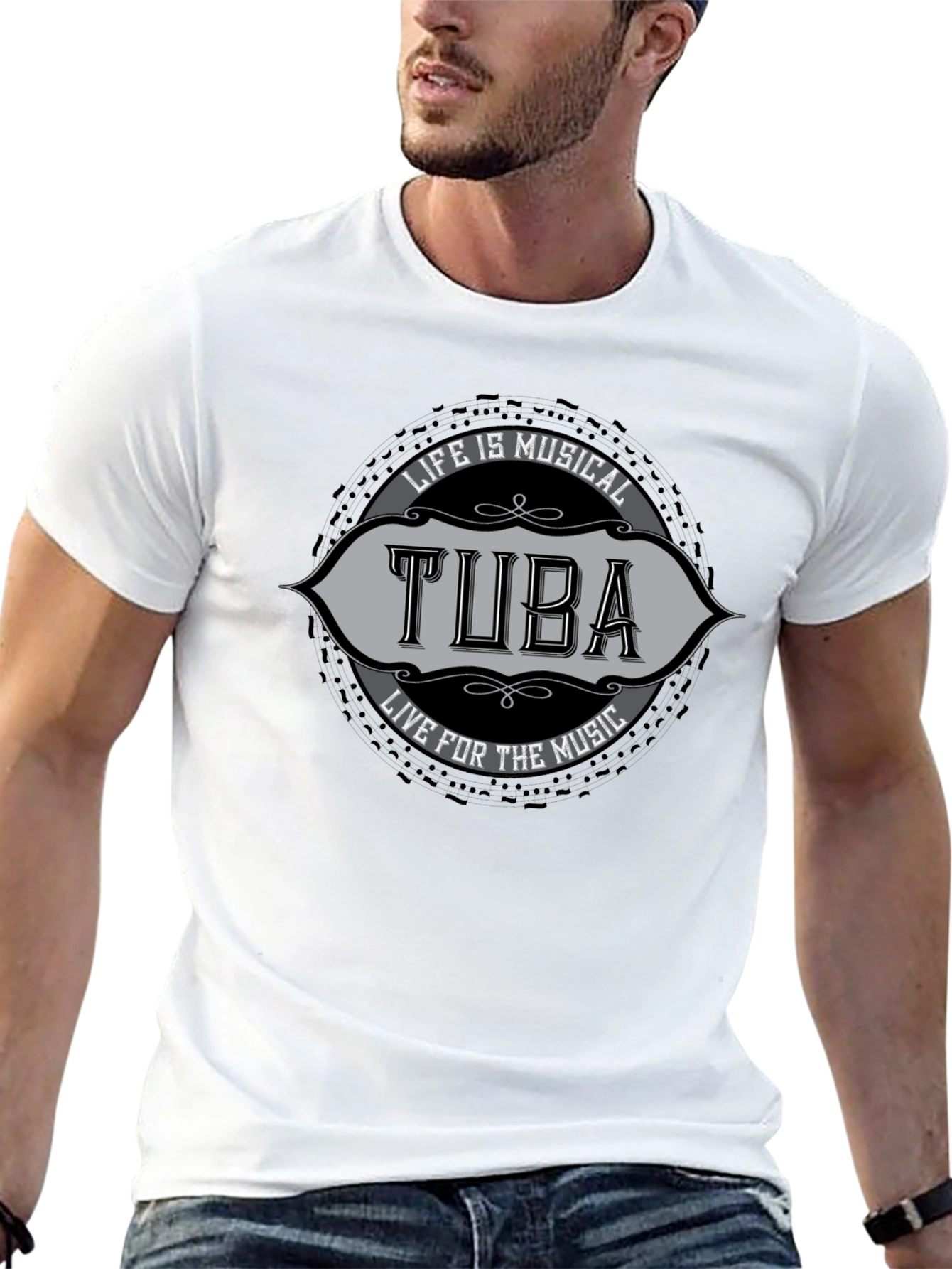 Life Is Musical Tuba T-Shirt