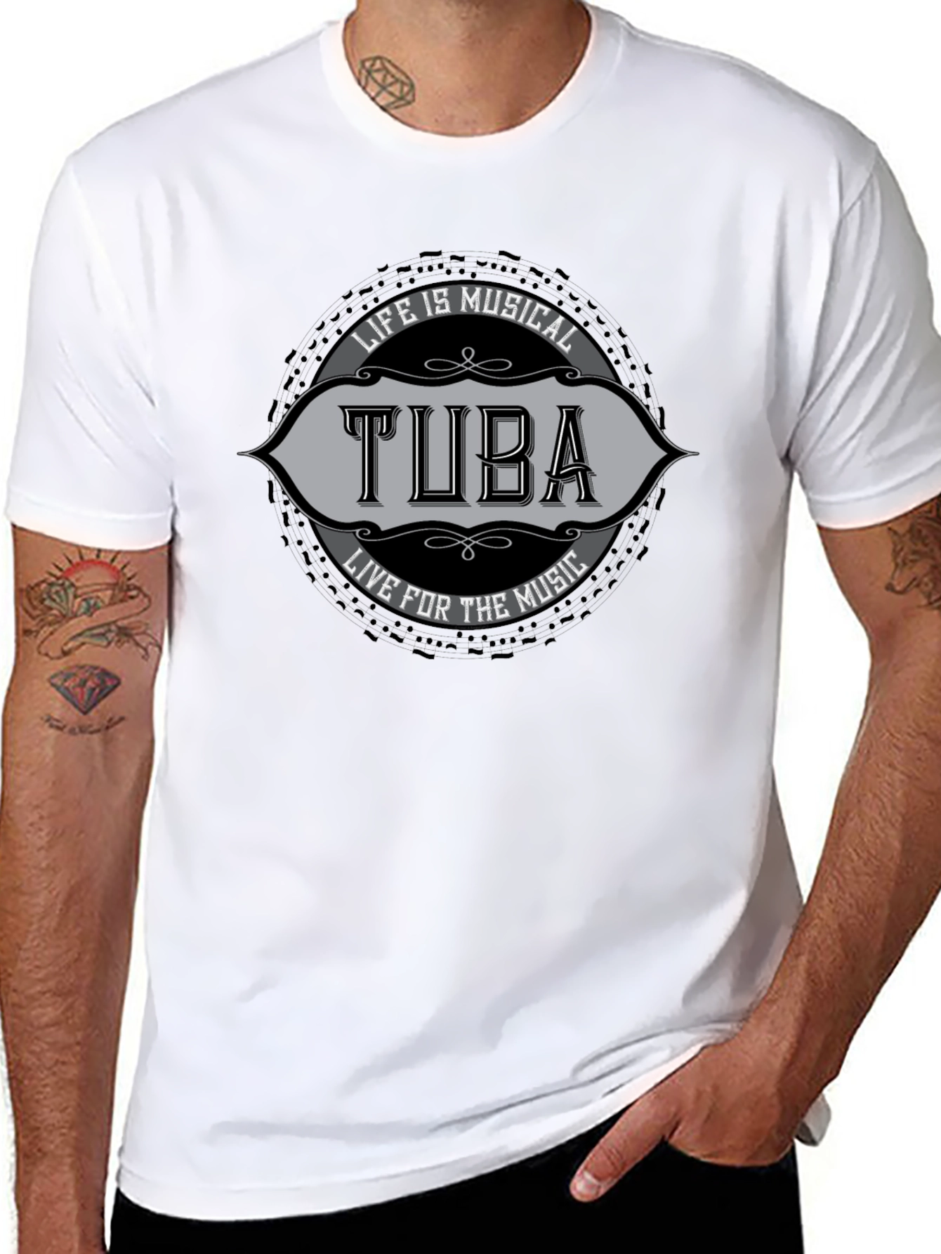 Life Is Musical Tuba T-Shirt