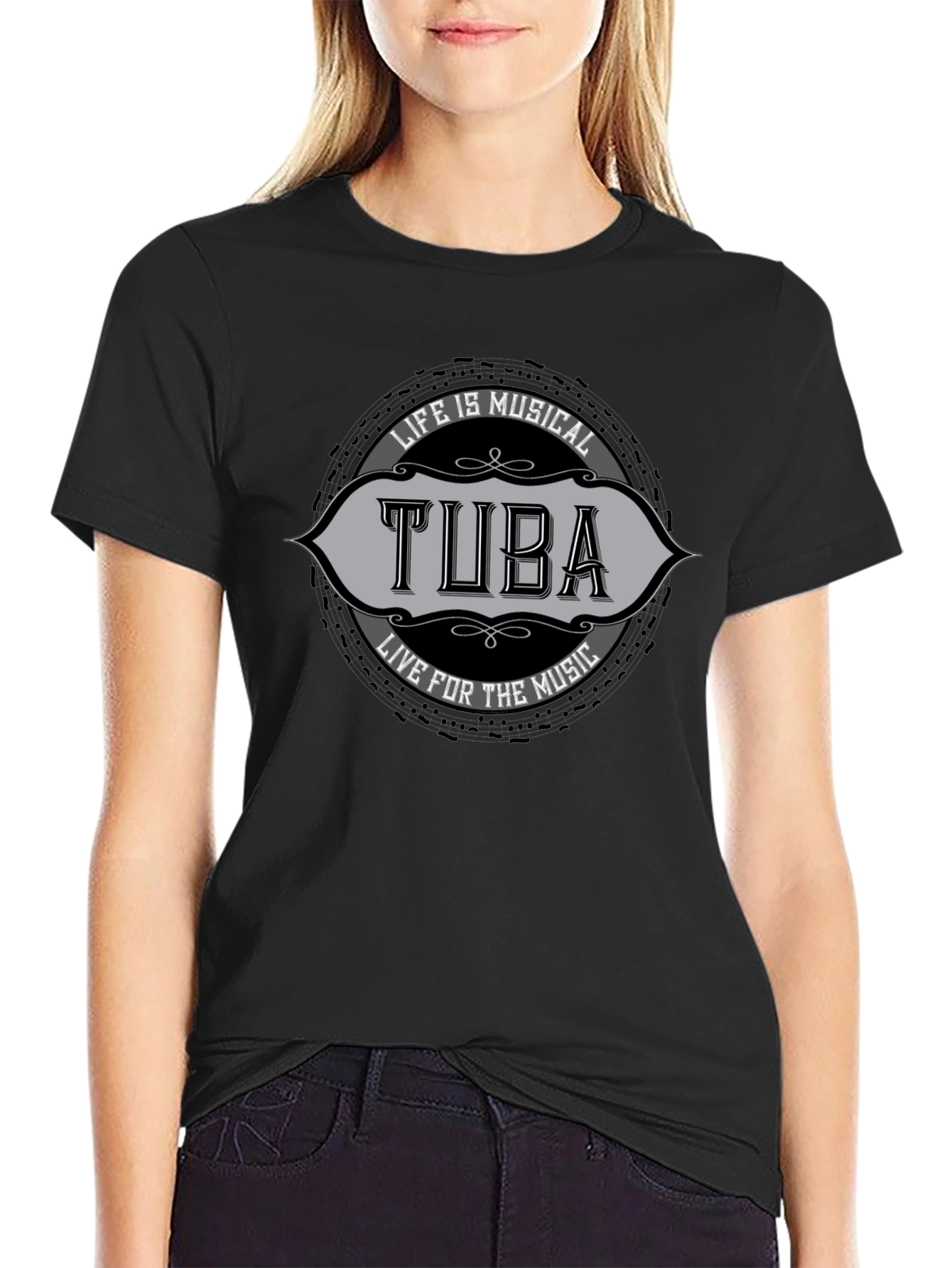 Life Is Musical Tuba T-Shirt