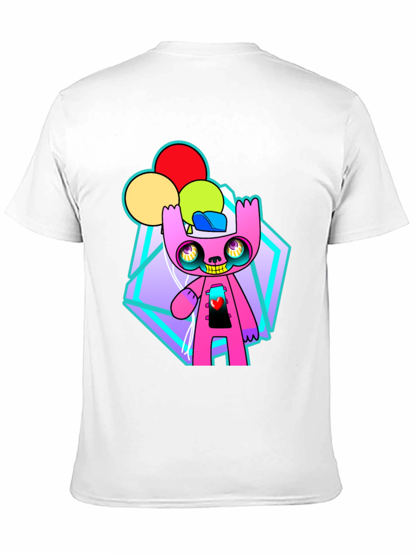 Funky Cartoon Character Graphic Tee