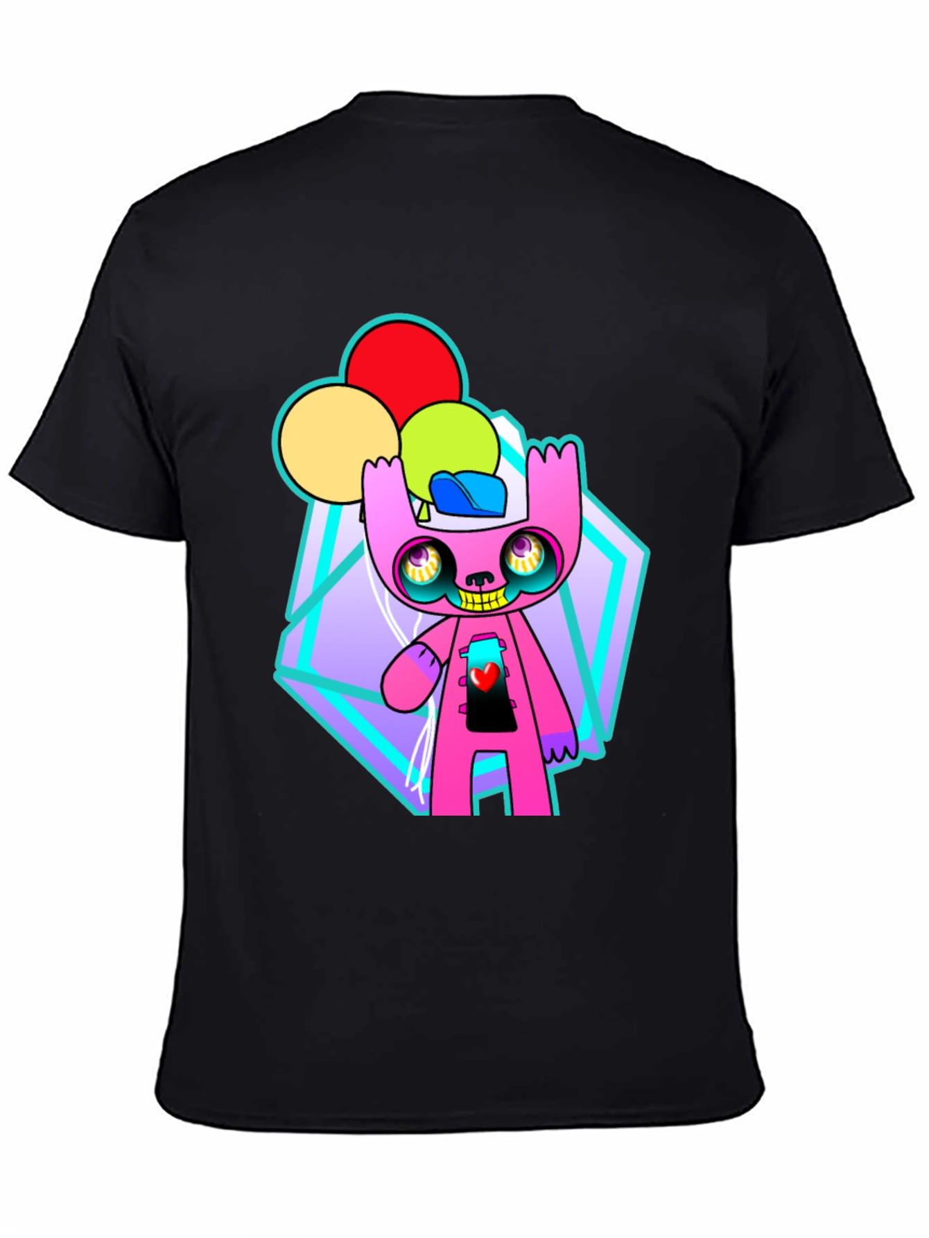Funky Cartoon Character Graphic Tee