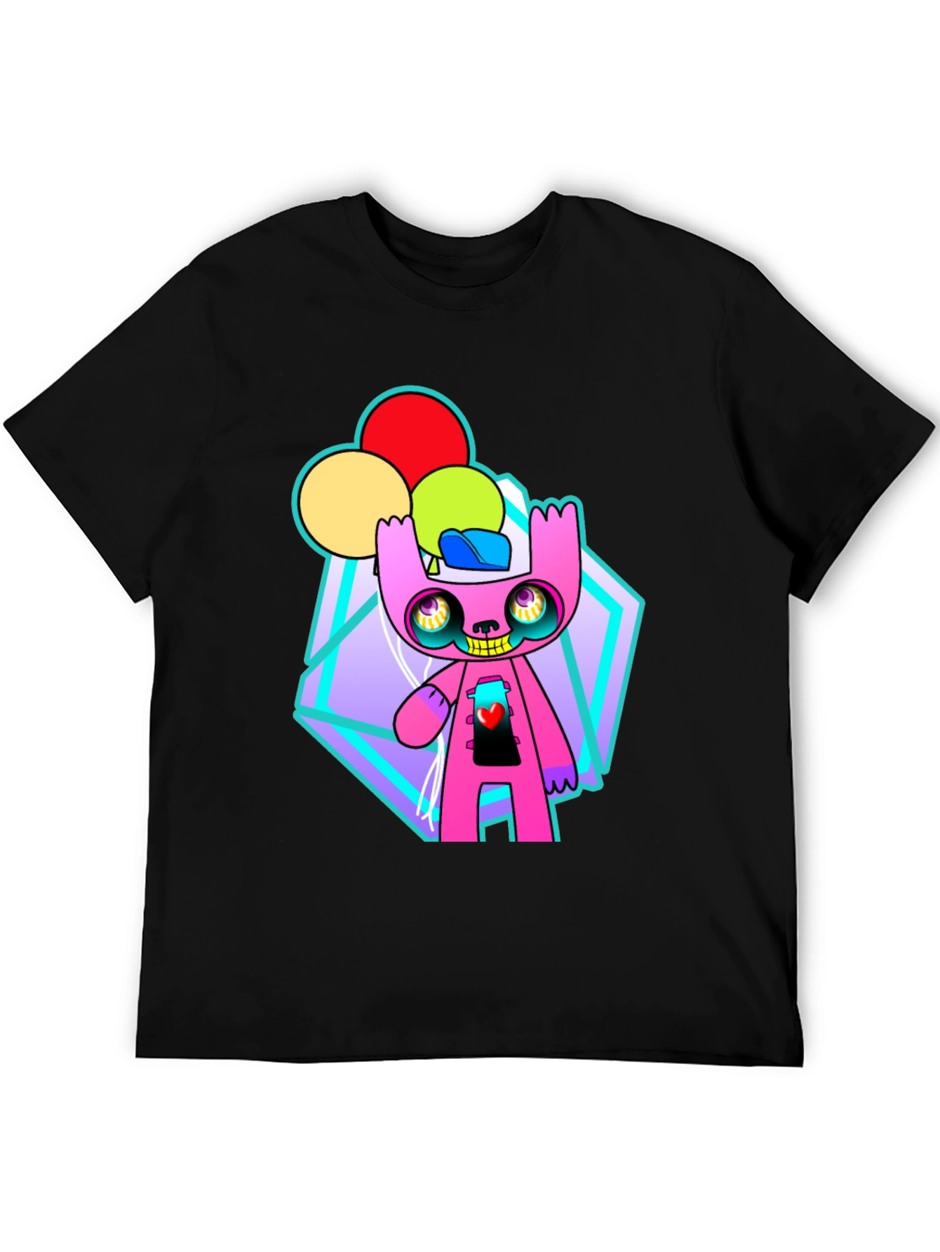Funky Cartoon Character Graphic Tee