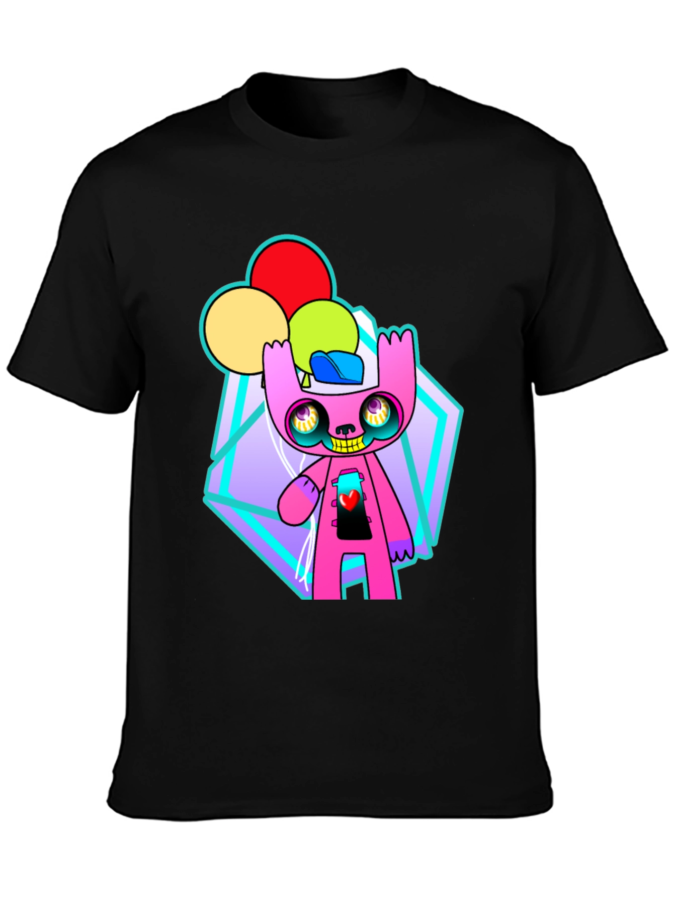 Funky Cartoon Character Graphic Tee