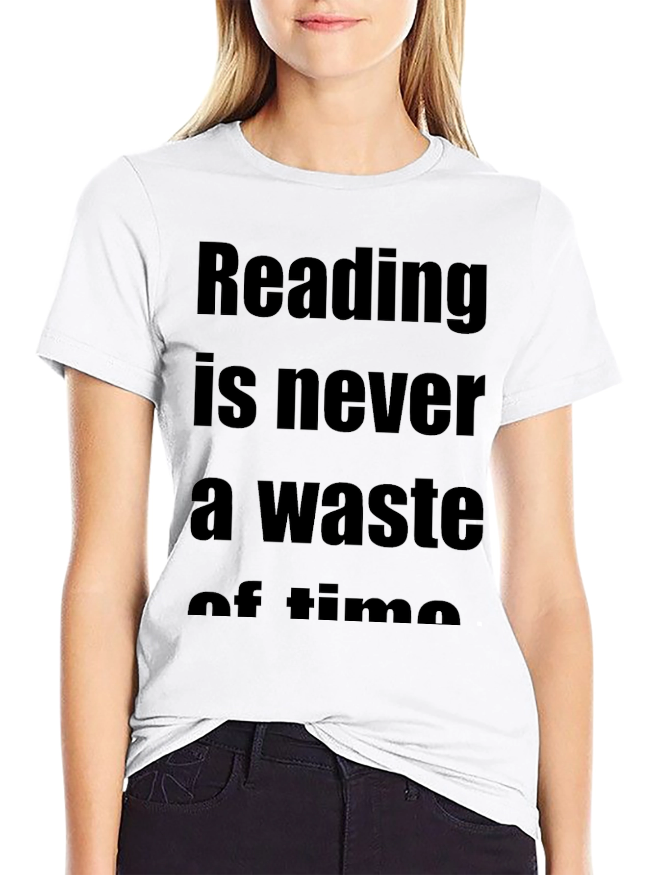 Reading is Never a Waste T-Shirt