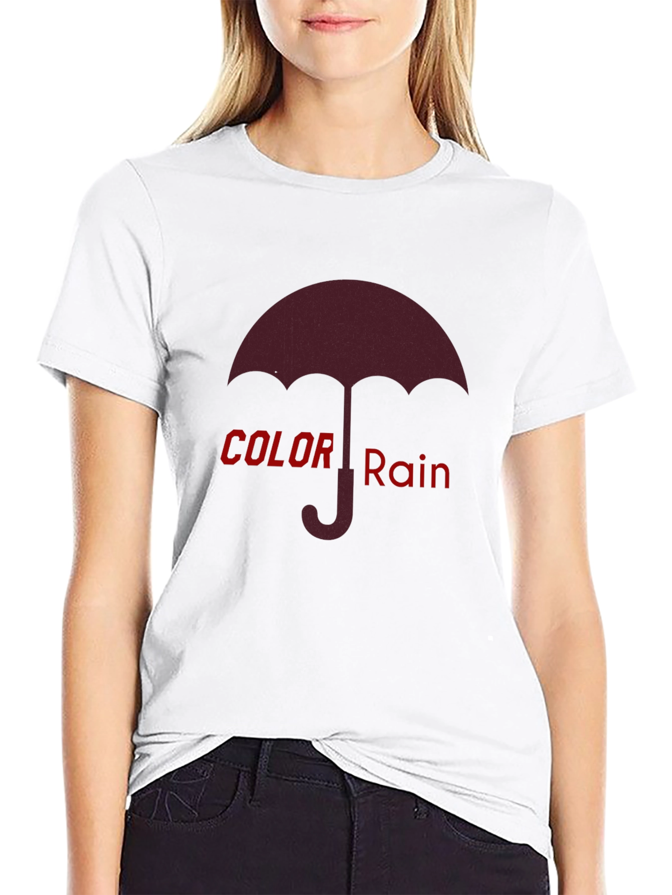Color Rain Graphic T-Shirt