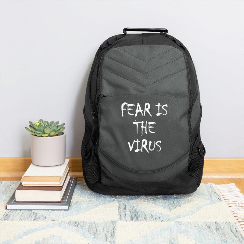 Fear is the Virus anti mask freedom saying