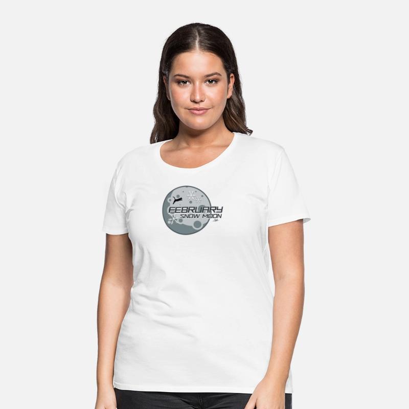February Snow Moon Minimalist Graphic Design