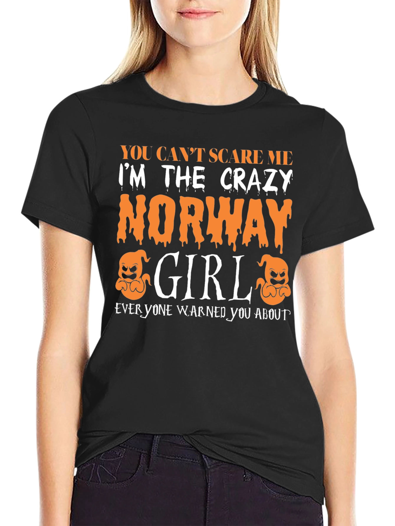 Crazy Norway Girl Halloween T-Shirt