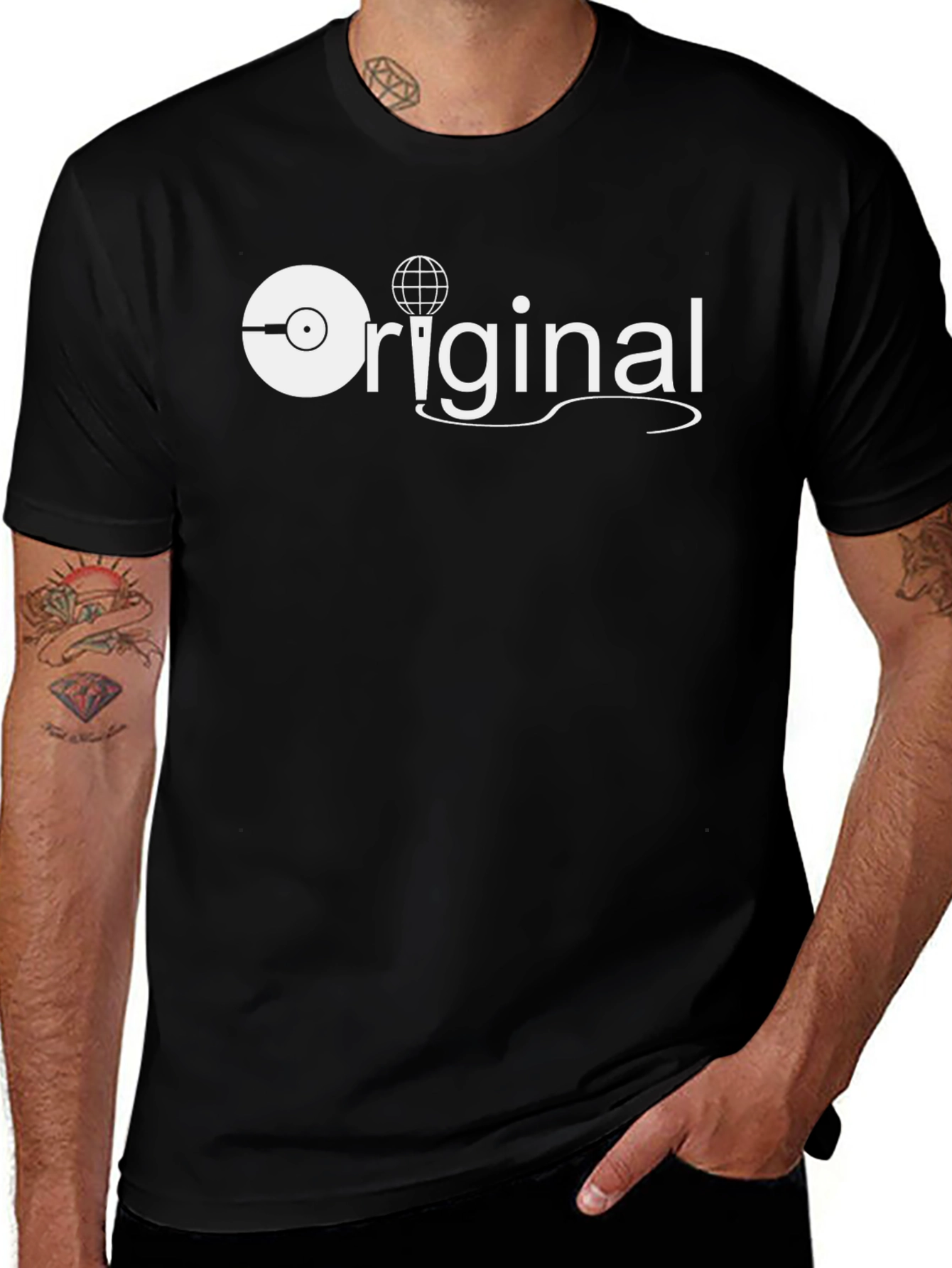 Original Vinyl Globe T-Shirt - Classic Design