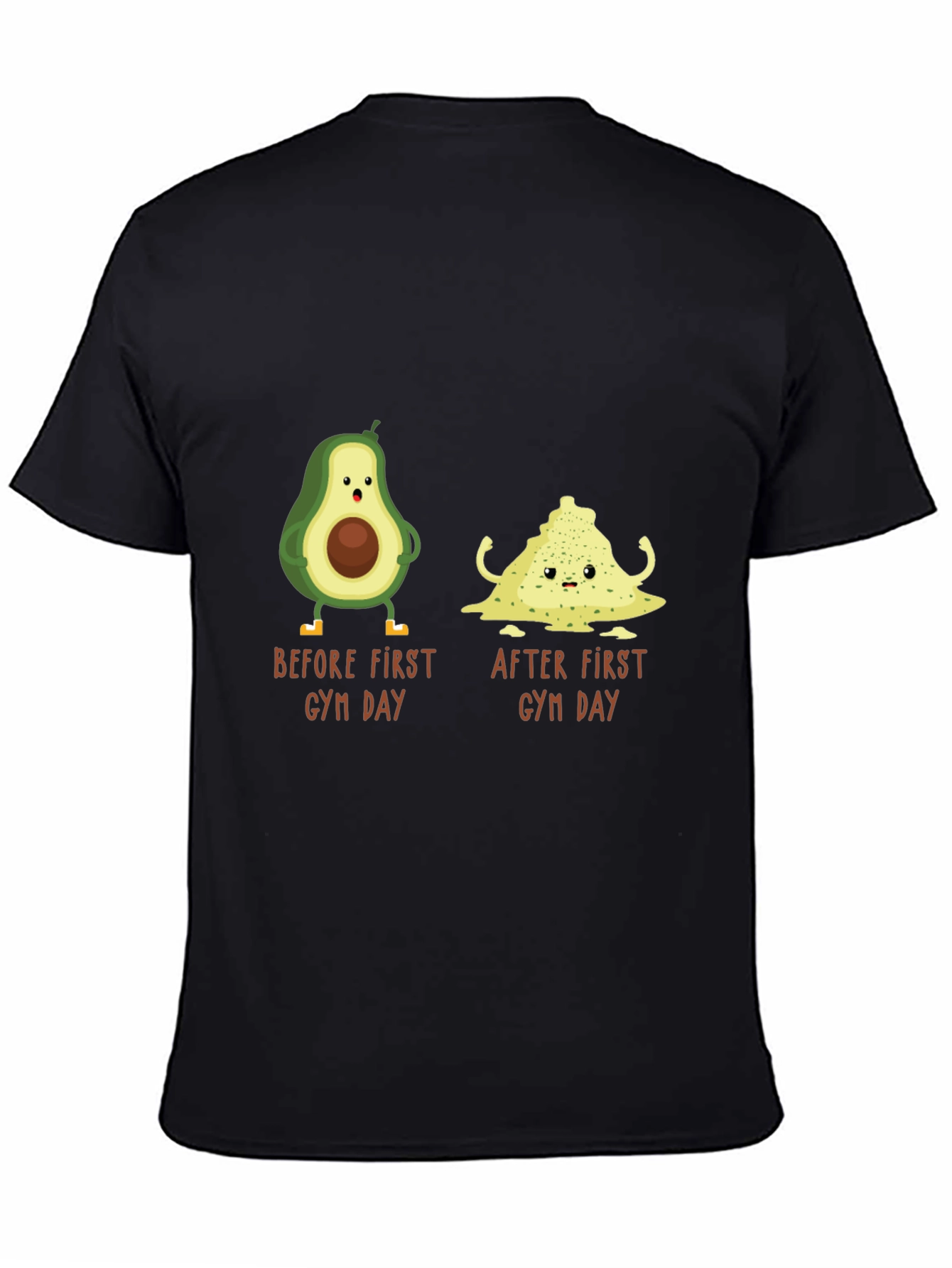 Avocado Gym Day T-Shirt - Funny Workout Tee