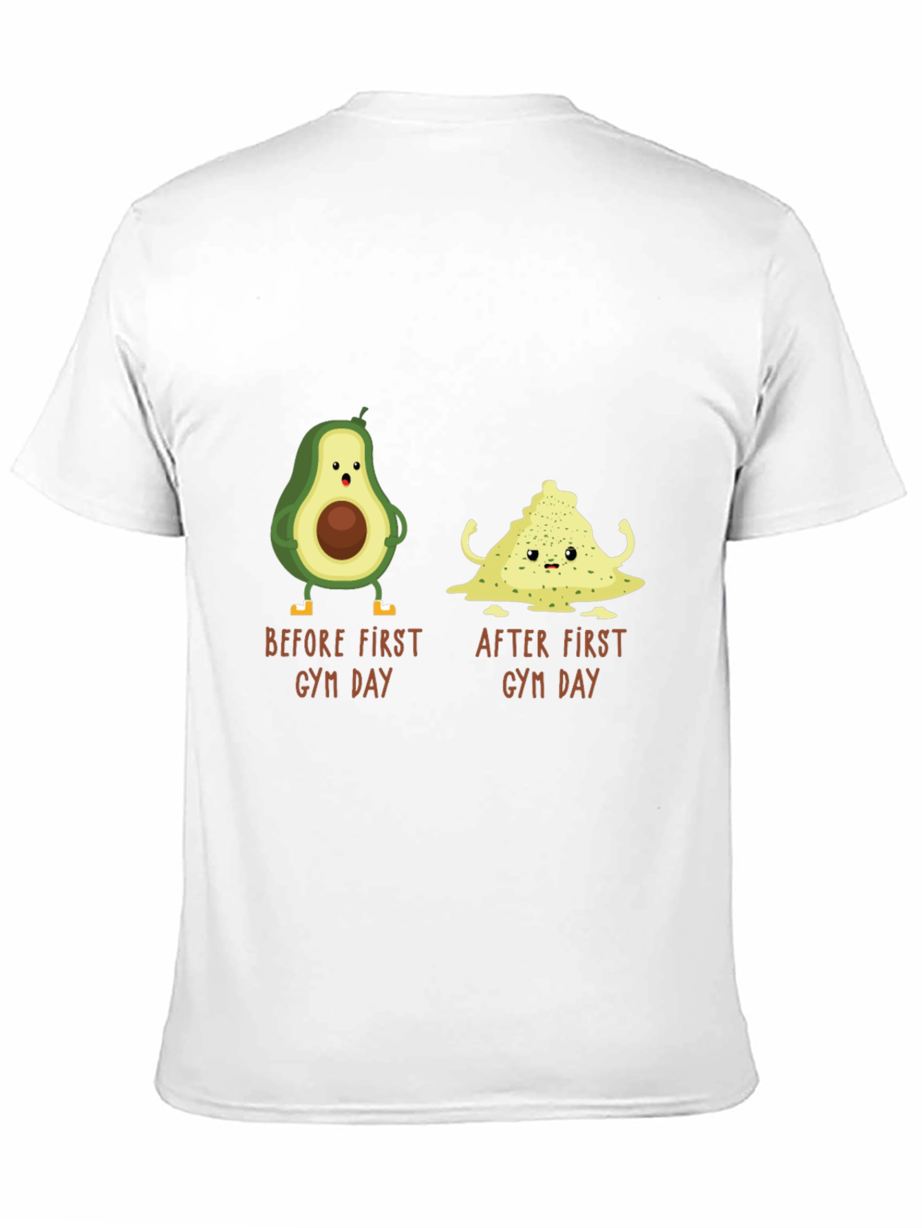 Avocado Gym Day T-Shirt - Funny Workout Tee