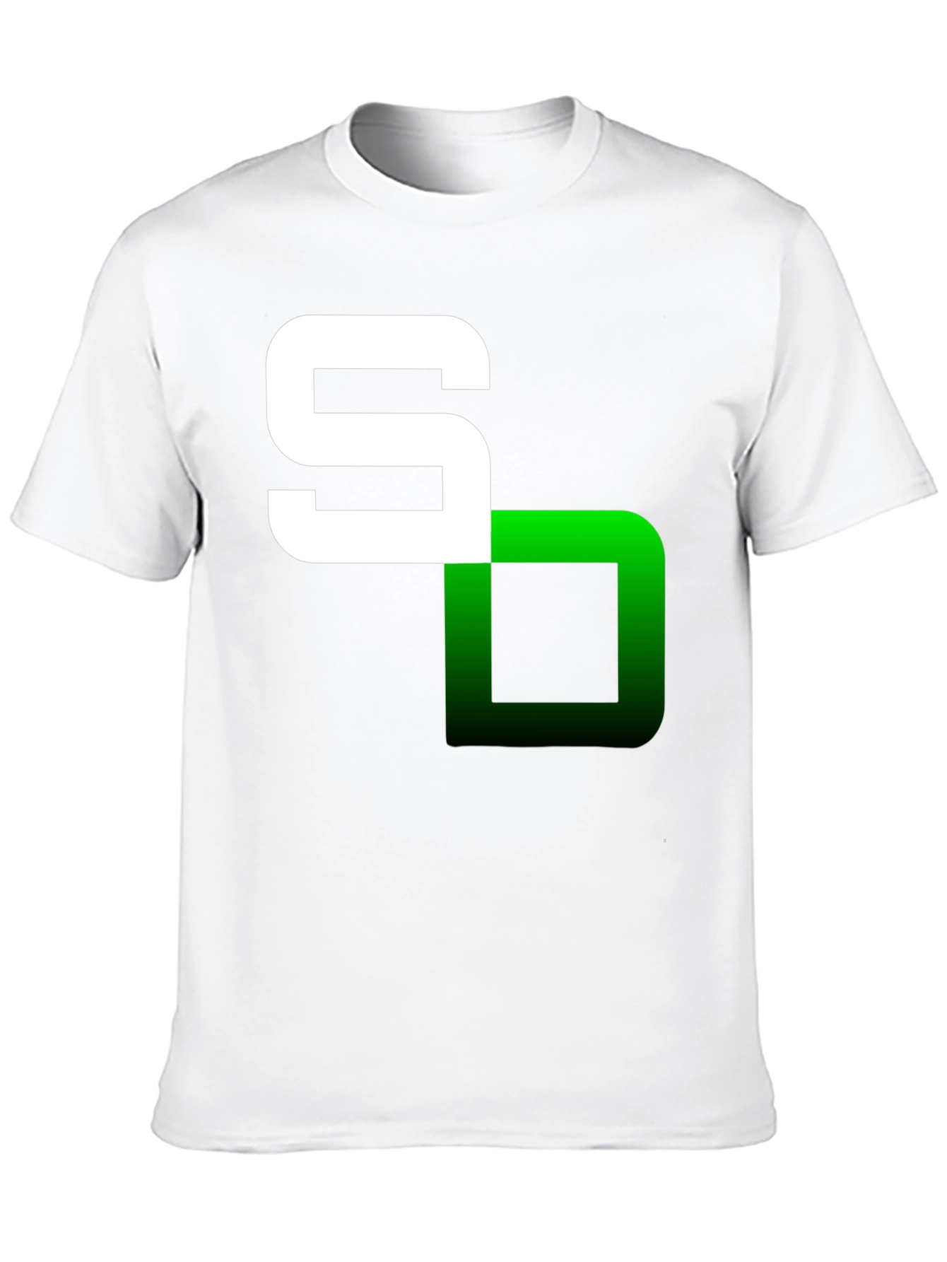 Modern Graphic Tee - S Logo Black T-Shirt