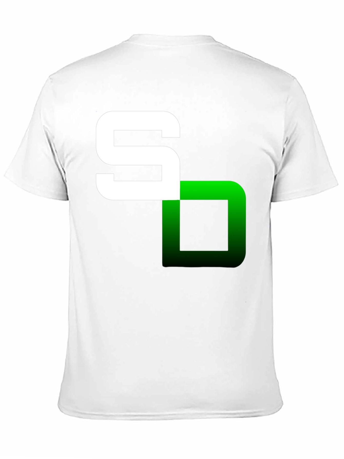 Modern Graphic Tee - S Logo Black T-Shirt