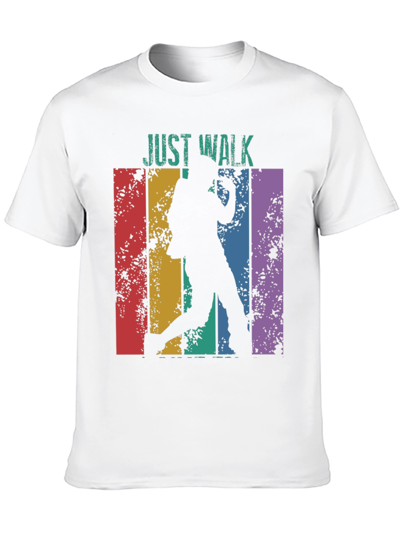Just Walk Mens Graphic T-Shirt