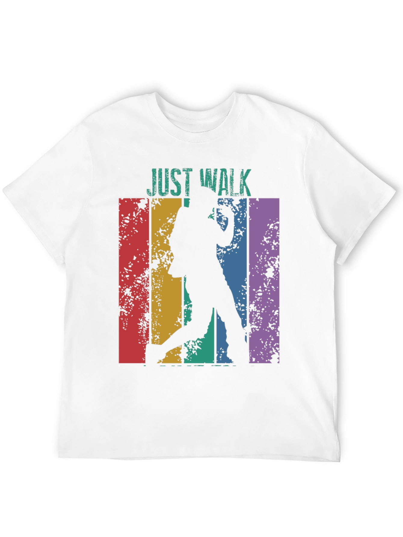 Just Walk Mens Graphic T-Shirt
