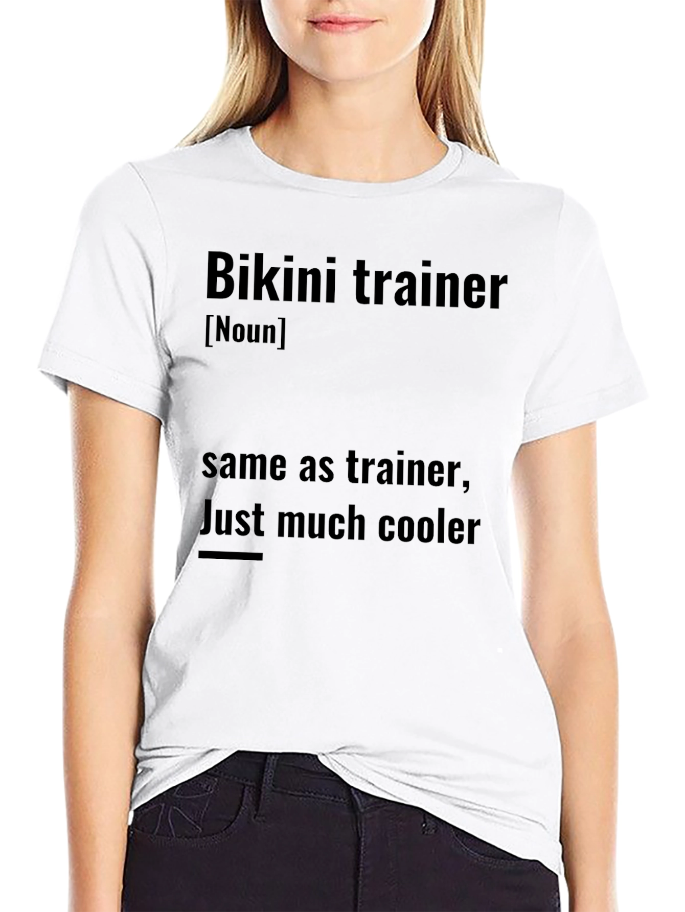 Bikini Trainer Definition Novelty Graphic T-Shirt