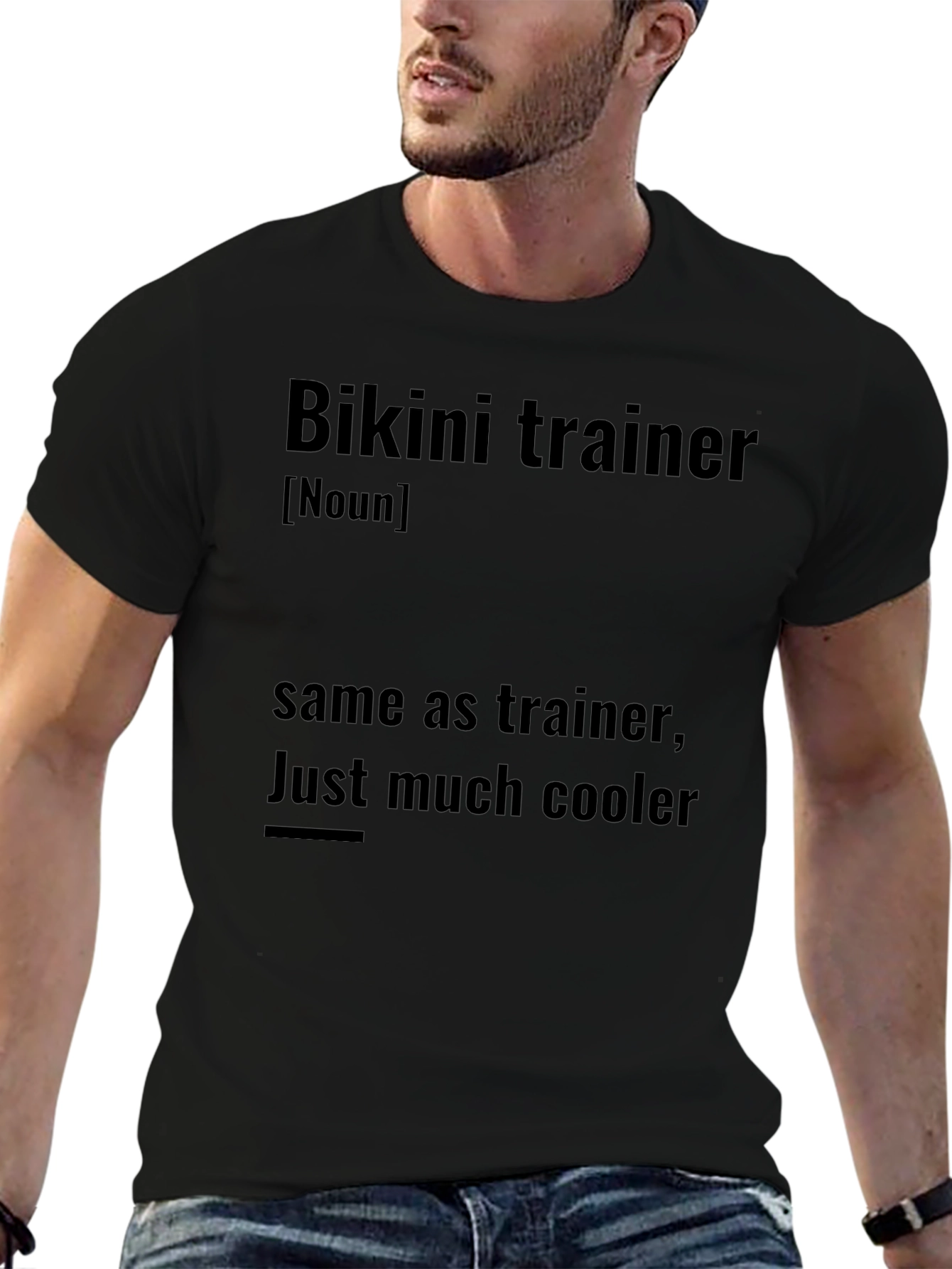 Bikini Trainer Definition Novelty Graphic T-Shirt