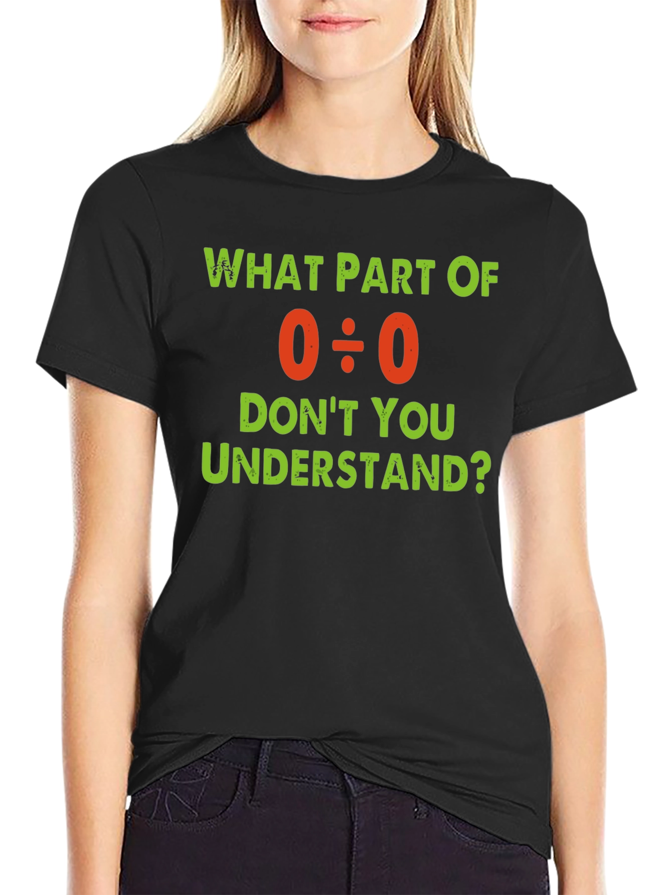 Funny Math Humor T-Shirt - Division by Zero