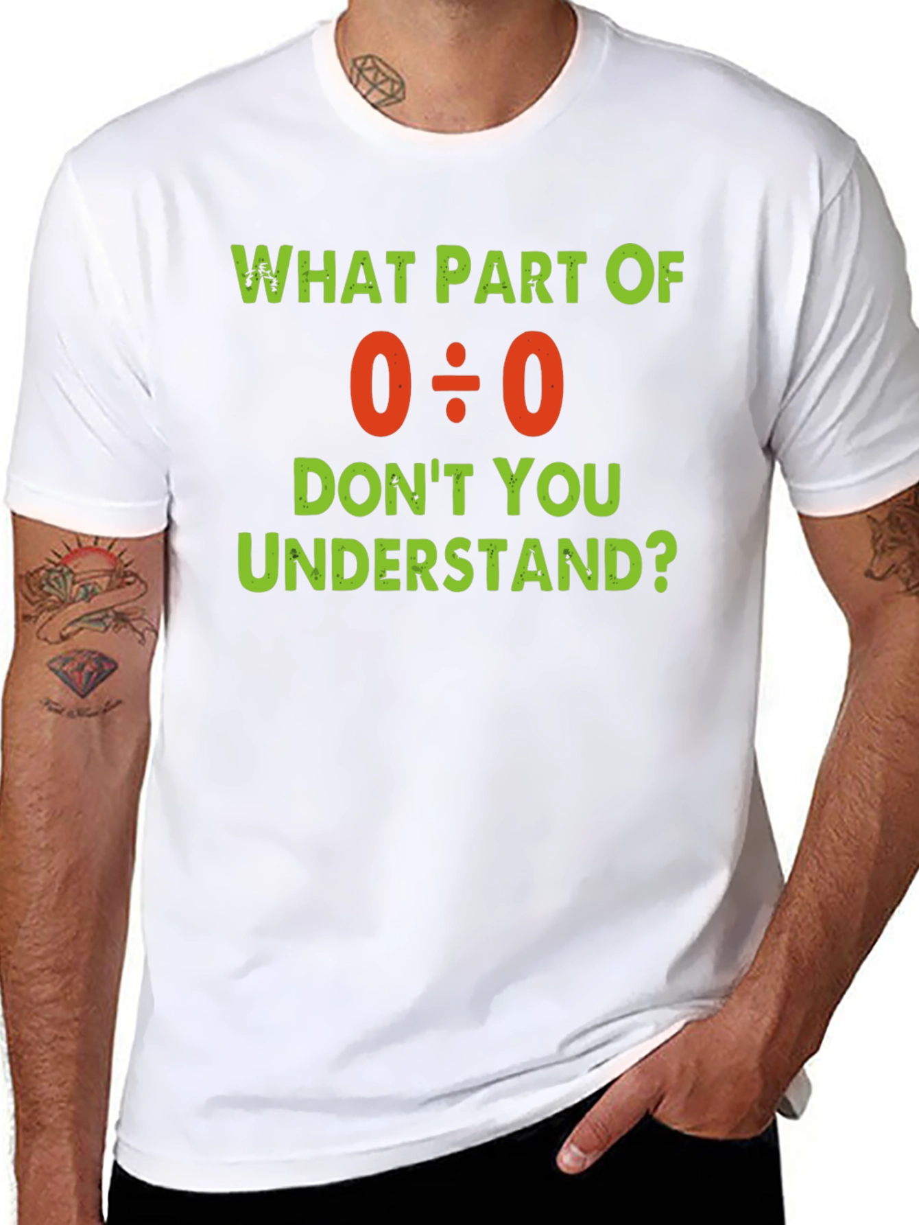 Funny Math Humor T-Shirt - Division by Zero