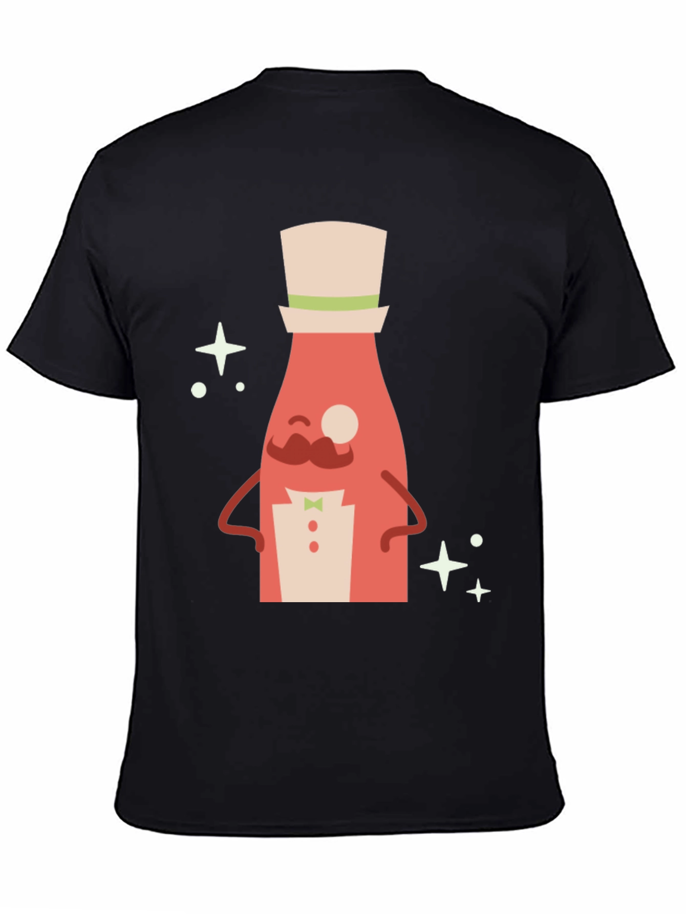 Novelty Bottle Man Graphic Tee