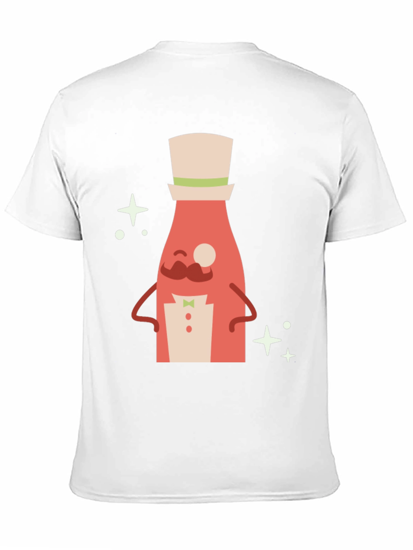 Novelty Bottle Man Graphic Tee