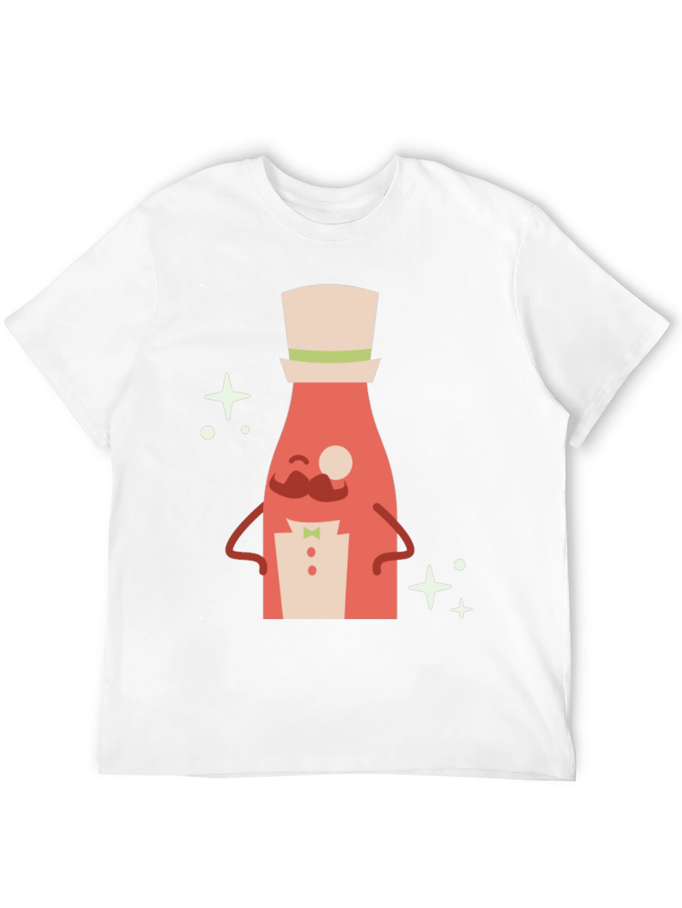 Novelty Bottle Man Graphic Tee