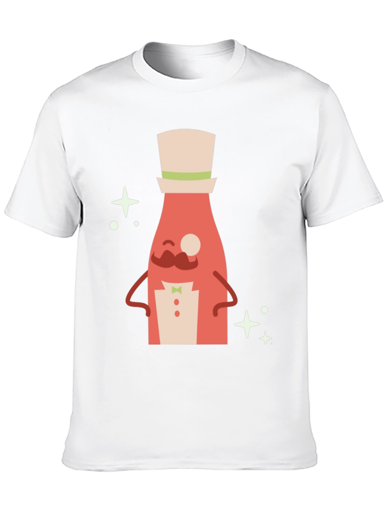 Novelty Bottle Man Graphic Tee